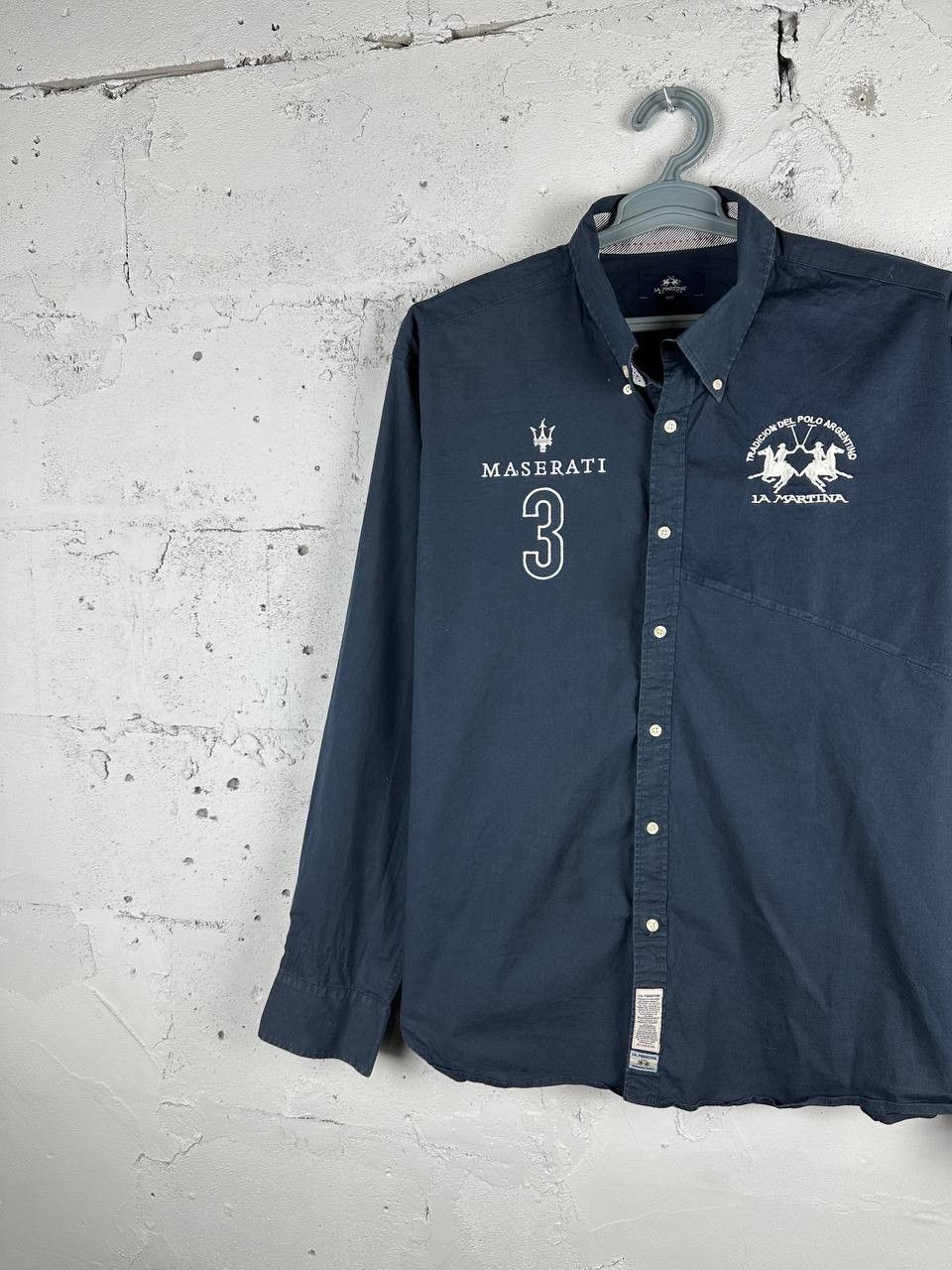 La Martina × Vintage LA MARTINA Maserati POLO TEAM SHIRT CHIEF KEEF Shirt Size US XL / EU 56 / 4 - 3 Thumbnail