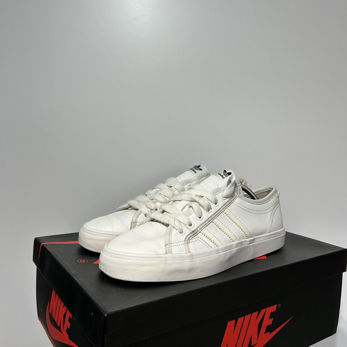 Adidas Adidas Nizza sneakers mini logo white Size US 7.5 / IT 37.5 - 1 Thumbnail