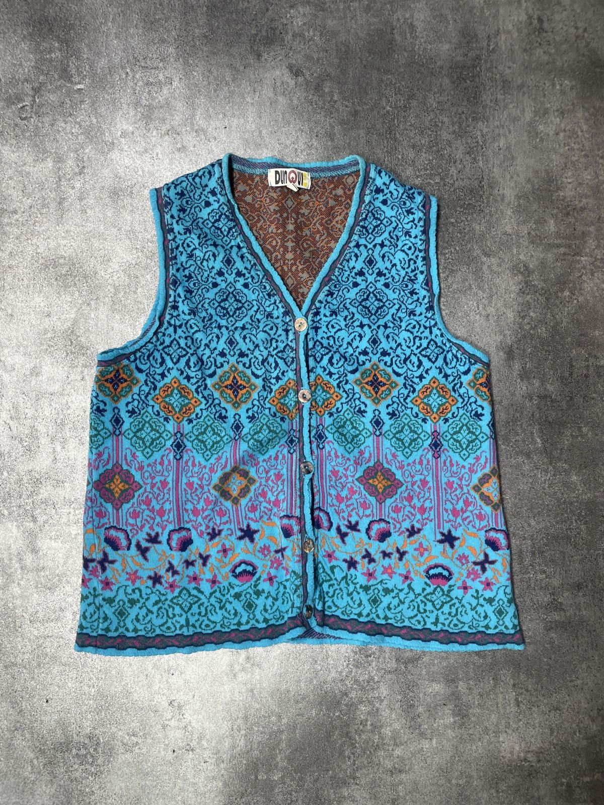 Vintage RARE🔥Avant Garde Knitwear Vintage Y2K Vest Sweater Rare Size S / US 4 / IT 40 - 1 Thumbnail