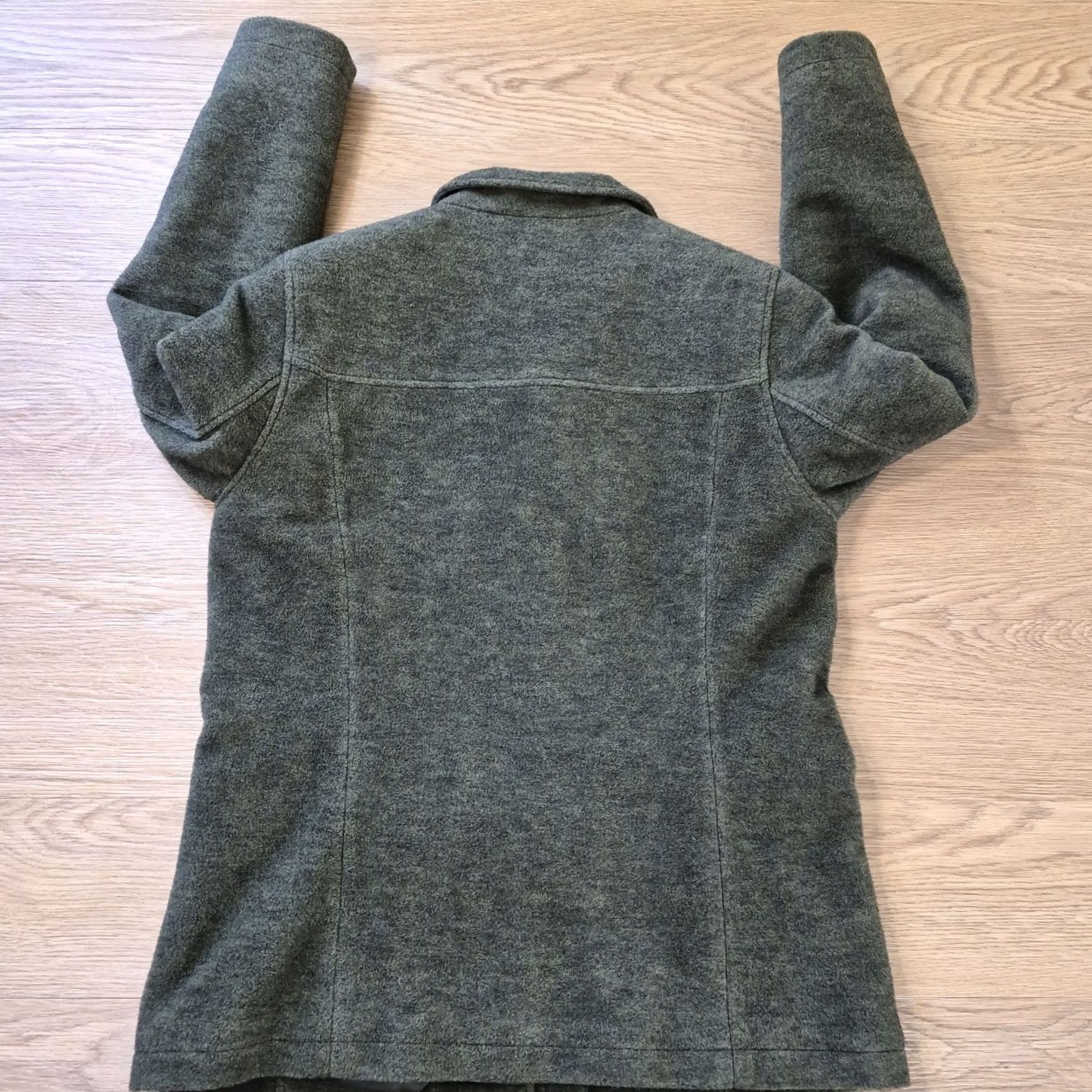 Vintage VINTAGE? No. LL Bean Green Wool Blend Coat Jacket Womens M Pockets Chore Barn Shacket Blazer Size M / US 6-8 / IT 42-44 - 4 Thumbnail
