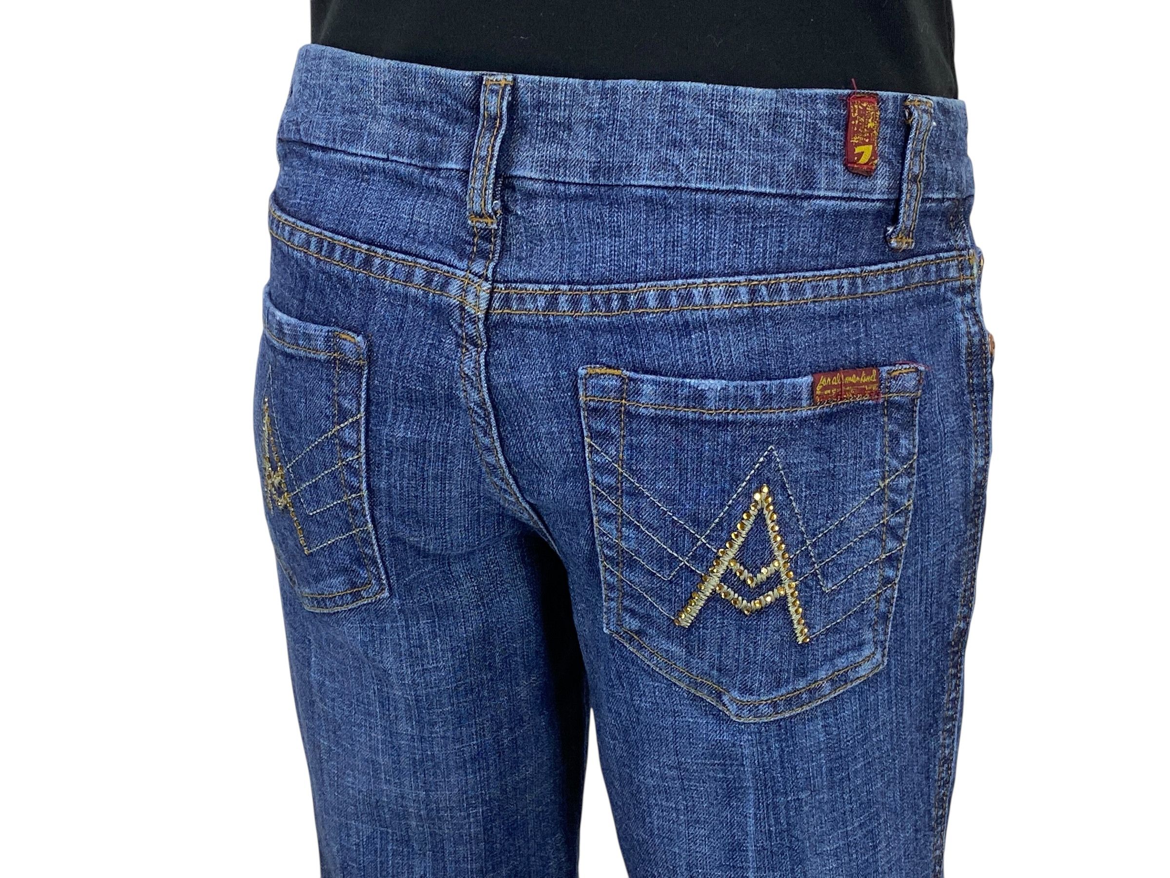 7 For All Mankind × Japanese Brand 7 for all mankind Flare Jeans Bootcut Jeans Size US 28 / EU 44 - 8 Thumbnail
