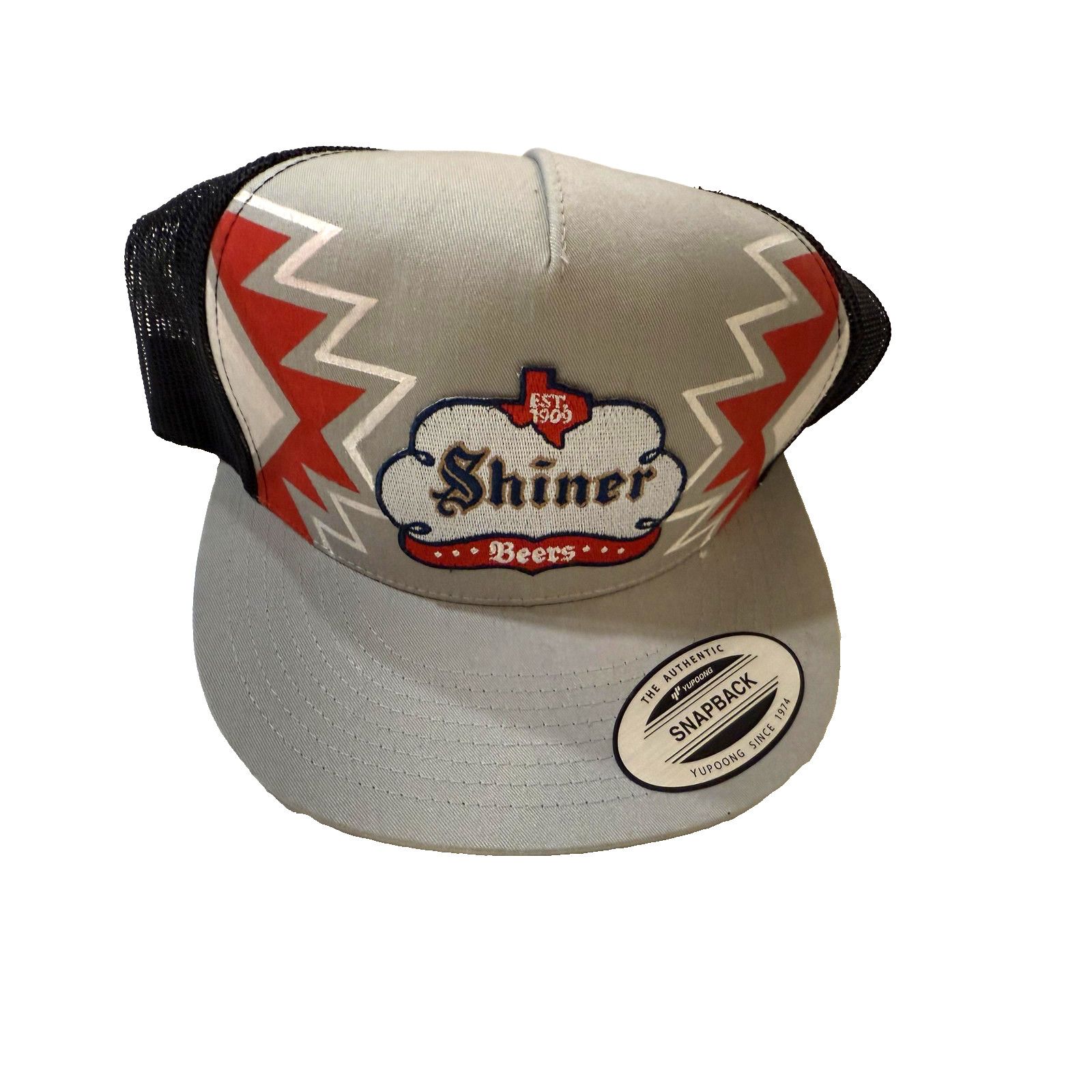 & Other Stories Shiner Beers Trucker Hat Mens Snap Back Aztec Mesh Beer Size ONE SIZE - 1 Thumbnail