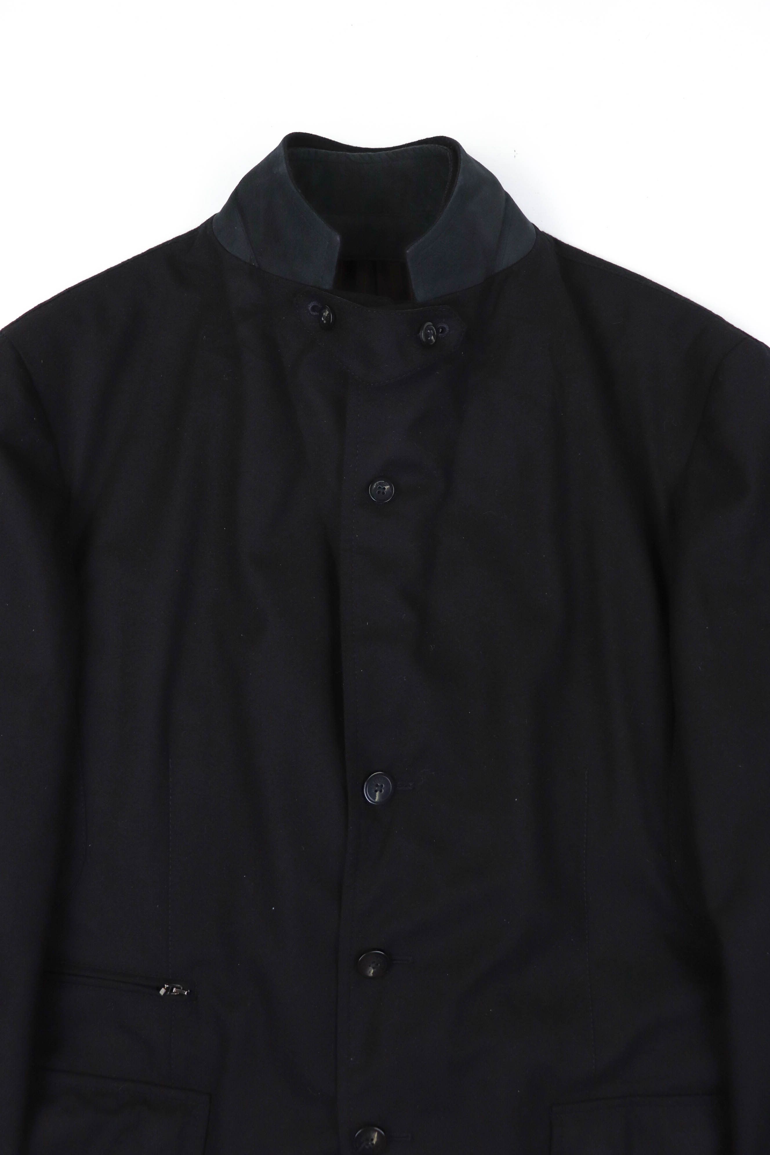 Pal Zileri PAL ZILERI Concept Black Wool Sport Coat Blazer Jacket Size 48R - 10 Thumbnail