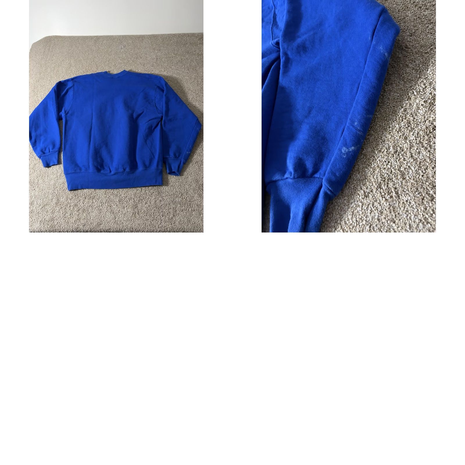 Fruit Of The Loom Fruit of the Loom Sweatshirt Mens Large Blue Flamingo Graphic Fleece Crewneck Size US L / EU 52-54 / 3 - 8 Thumbnail