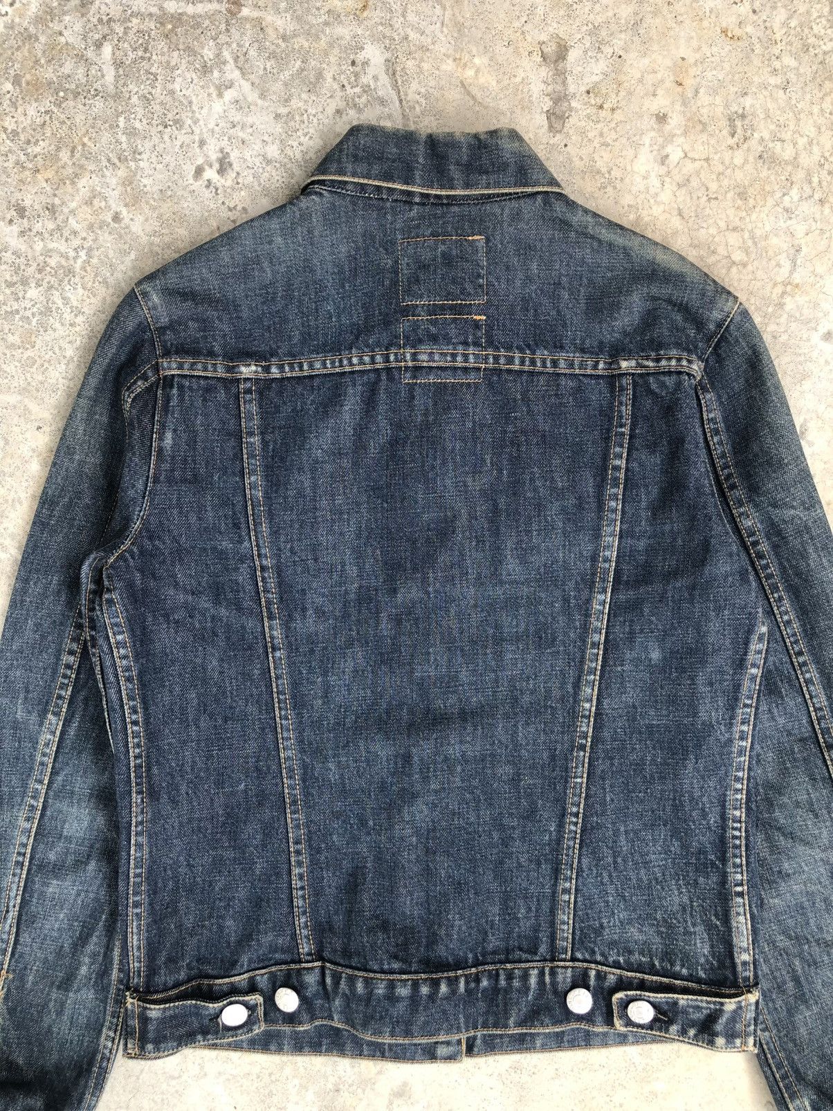 Helmut Lang Helmut Lang Denim Jacket Classic Denim Distressed Size US S / EU 44-46 / 1 - 5 Thumbnail