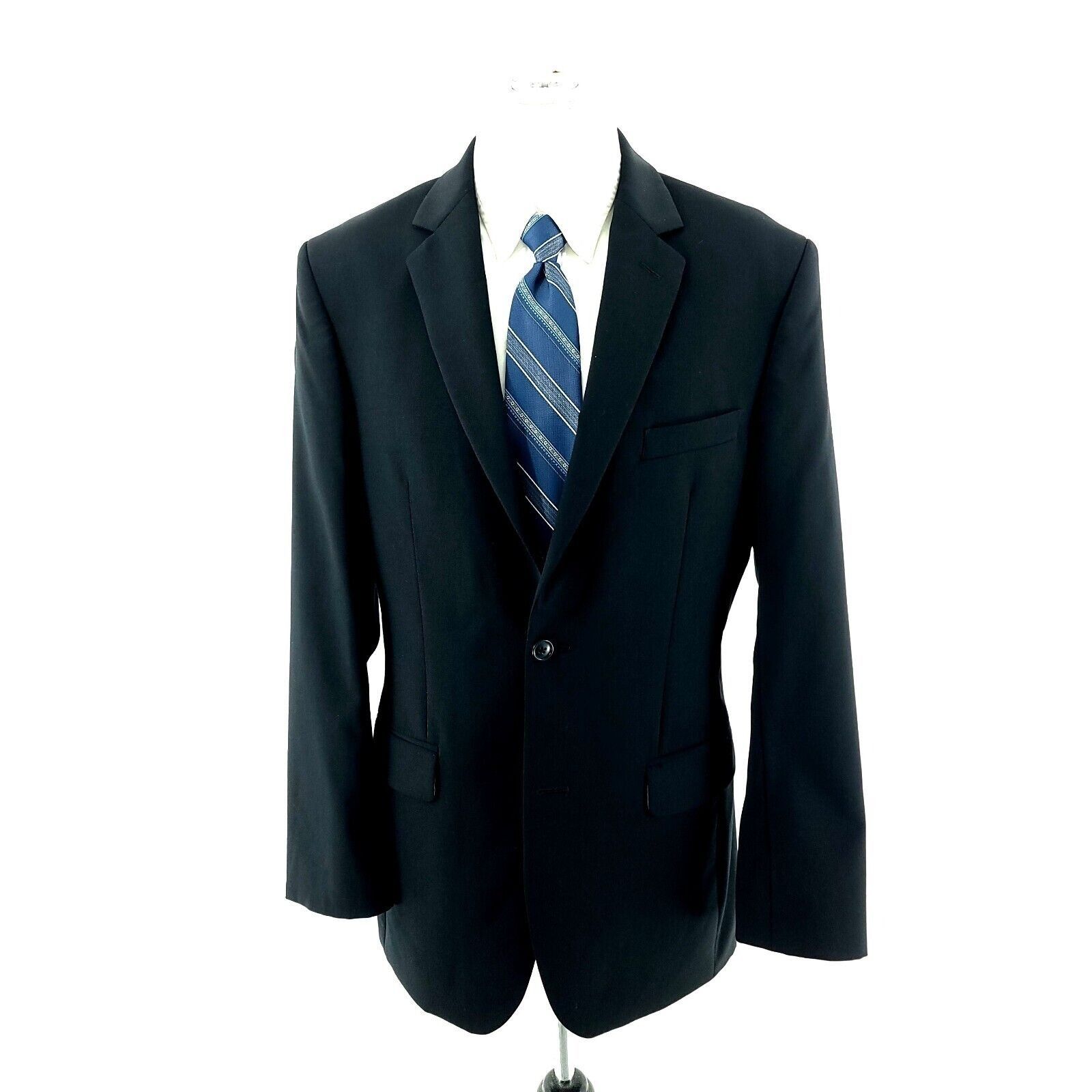 Pronto Uomo Pronto Uomo Wool Polyester Spandex 2 Button Suit Jacket 38R Size 38R - 3 Thumbnail