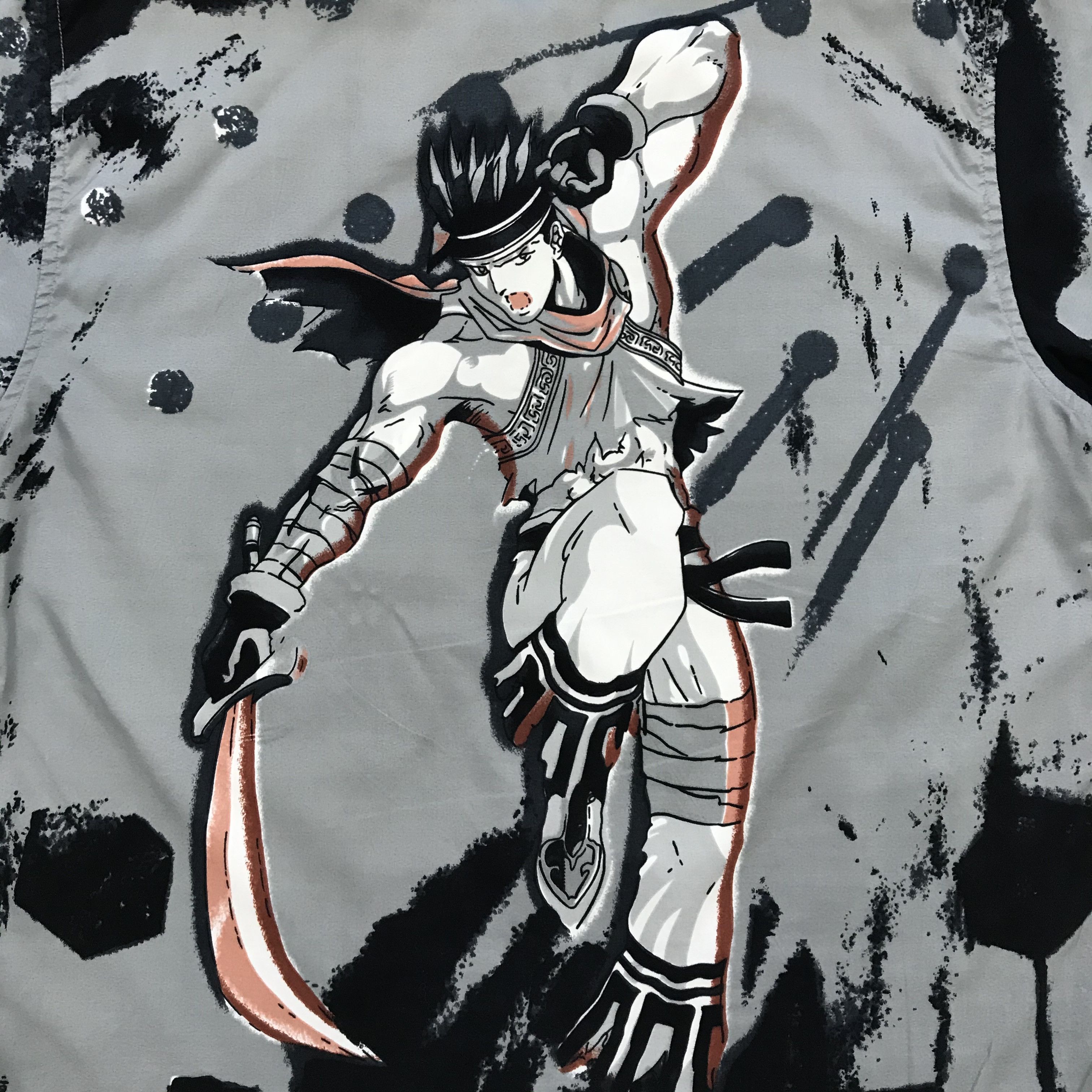 Anime NARUTO Vintage Anime Crazy Shirt Hawaiian Samurai Allover Size US XL / EU 56 / 4 - 5 Thumbnail