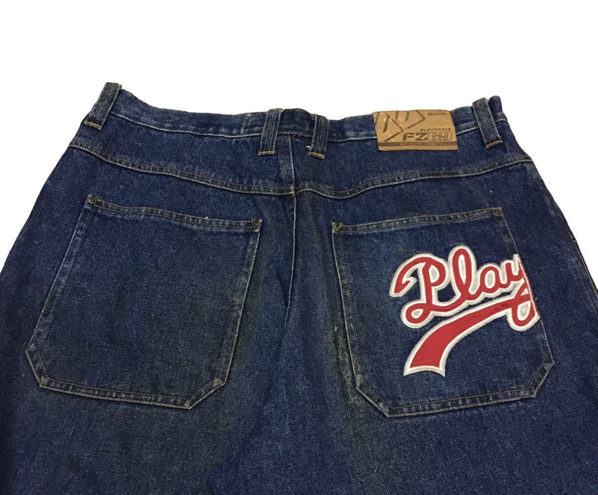 Rap Tees Rare Design Vintage Brand Player69 Baggy Jeans 2000s Size US 36 / EU 52 - 4 Thumbnail