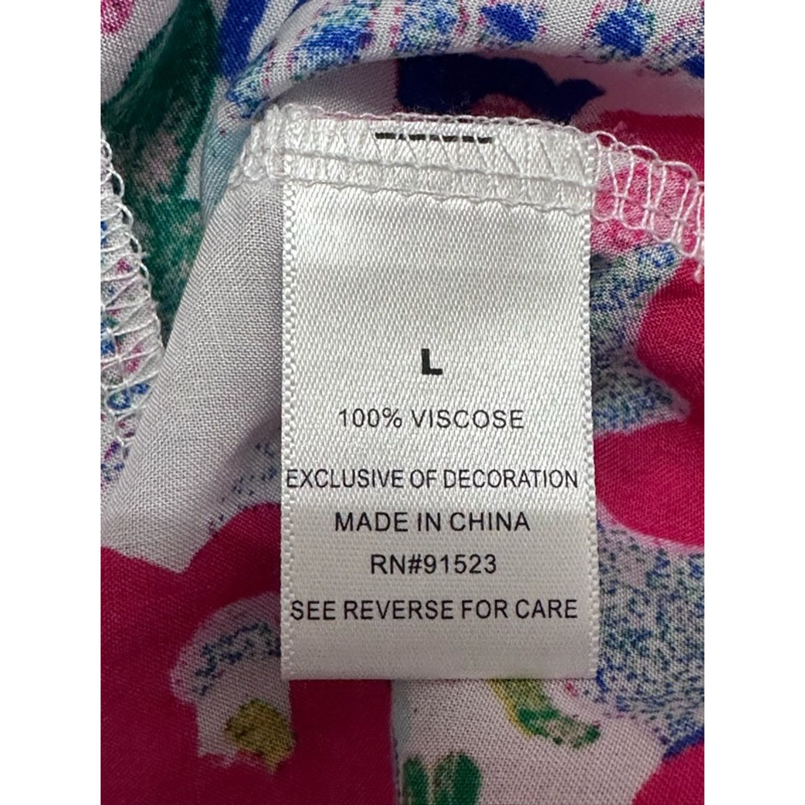 Other Jaclyn Intimates Top Paisley Print Viscose Multicolor L Size ONE SIZE - 8 Thumbnail