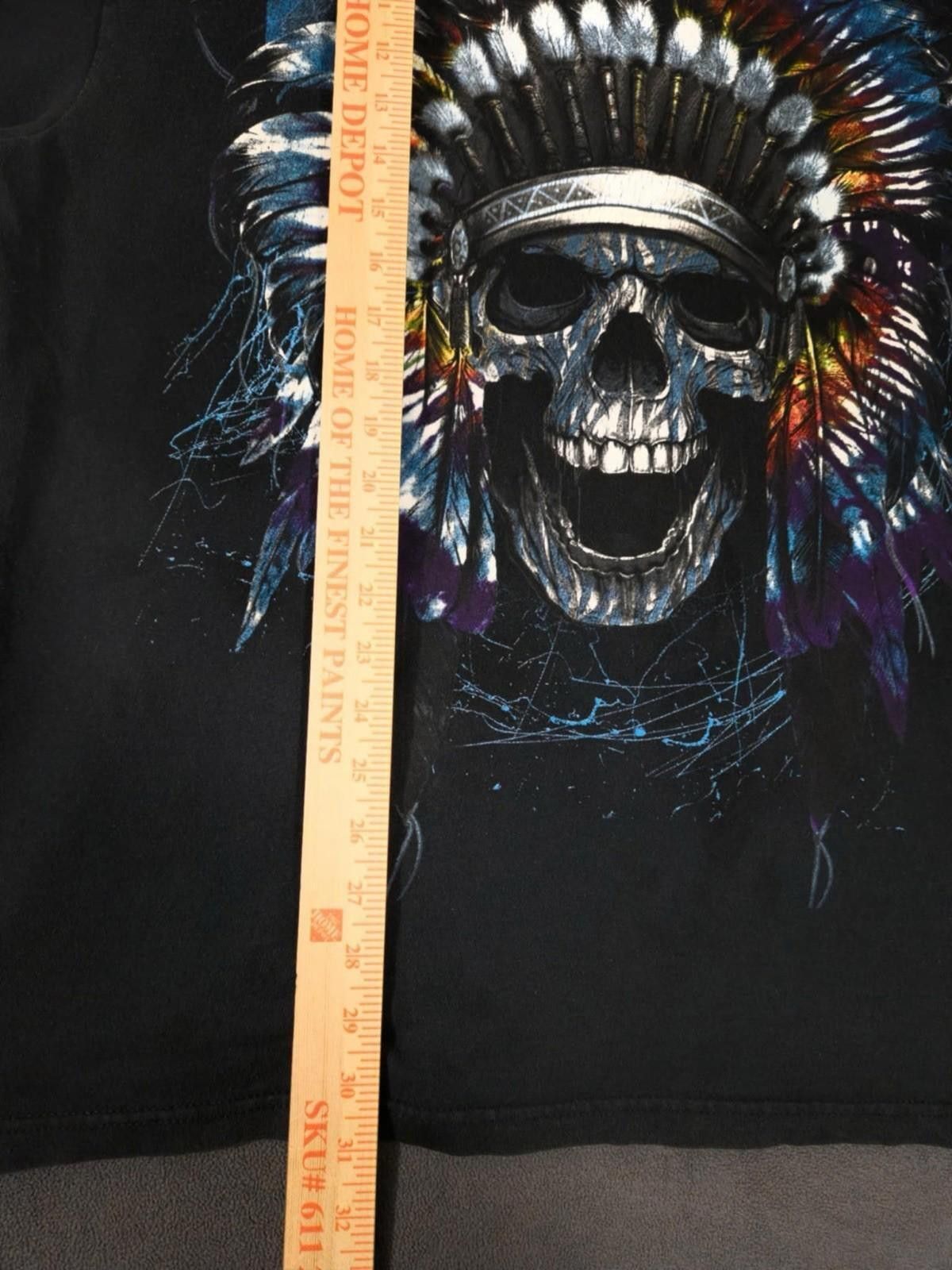 Other Hybrid Skull Chief Headdress Graphic XL Biker Gothic #2 Size US XL / EU 56 / 4 - 3 Thumbnail
