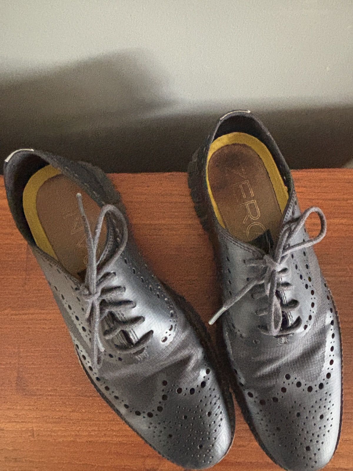 Cole Haan Cole Haan ZERØGRAND Black leather shoes - 7 M Size US 7 / EU 40 - 4 Thumbnail