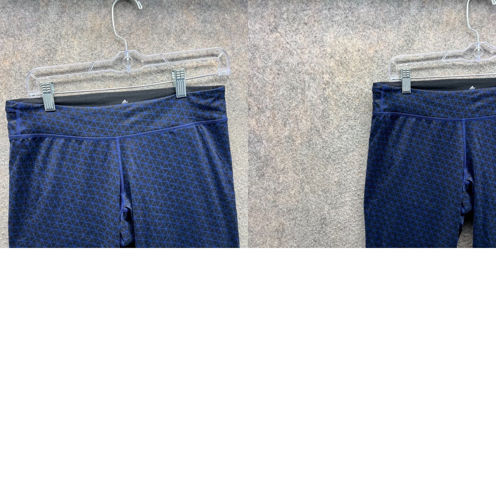 Adidas Adidas Pants Womens Medium Blue Athletic Climalite Training Gym Printed Leggings Size 32" / US 10 / IT 46 - 9 Thumbnail