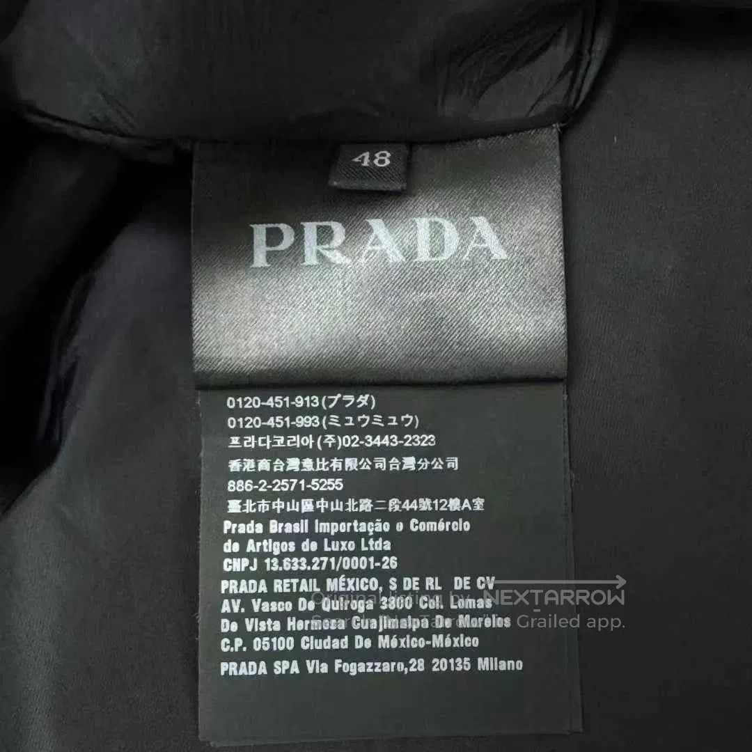 Prada prada black hooded zip-up cotton jacket. Size US M / EU 48-50 / 2 - 5 Thumbnail