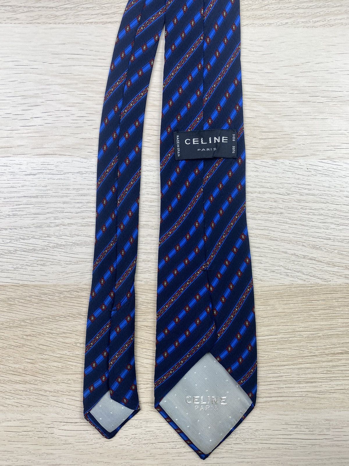 Celine Celine Silk Tie T97 Size ONE SIZE - 5 Thumbnail