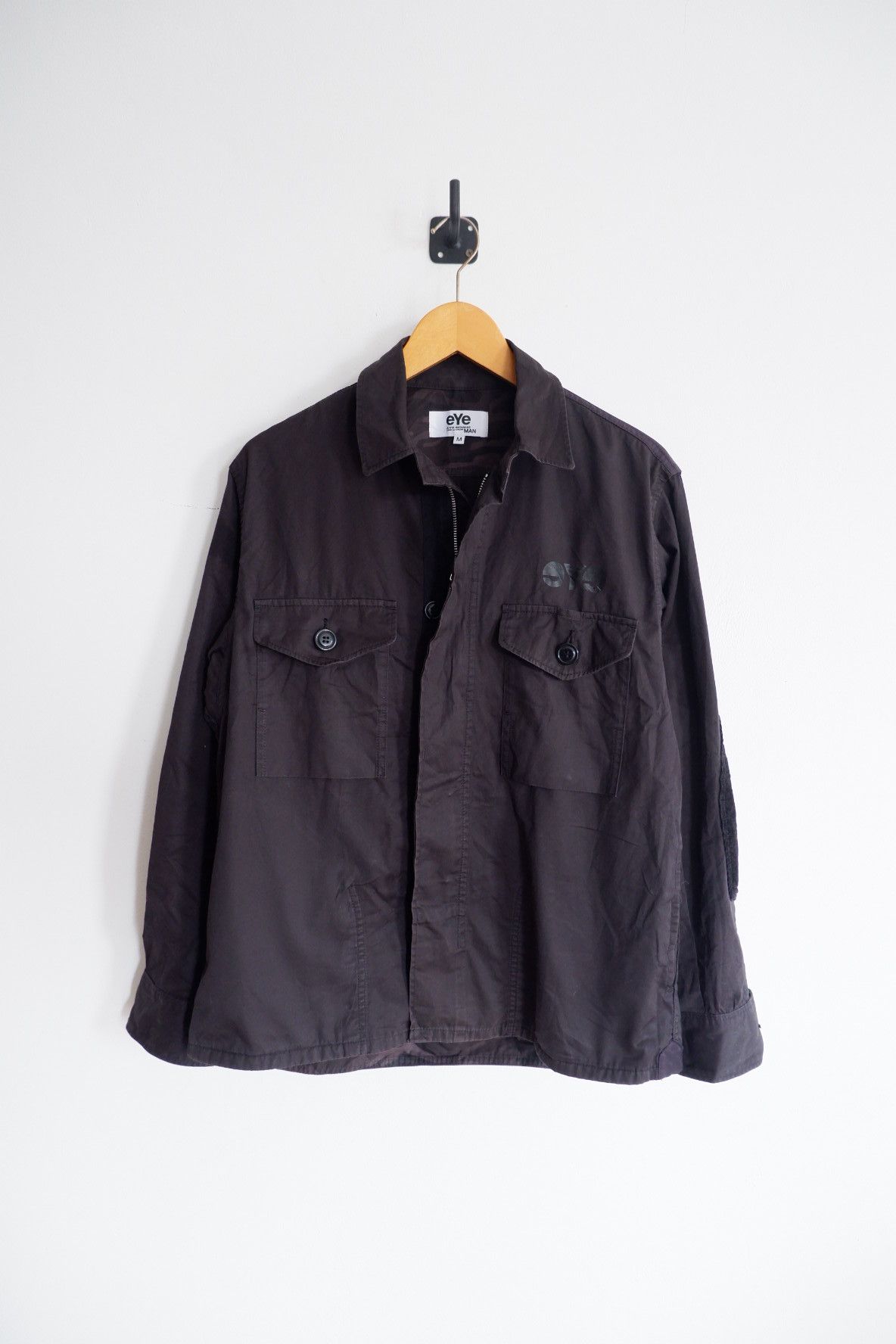 image of Comme Des Garcons x Junya Watanabe 2017 Eye Junya Watanabe Cdg Outer Military Jacket in Black (Size