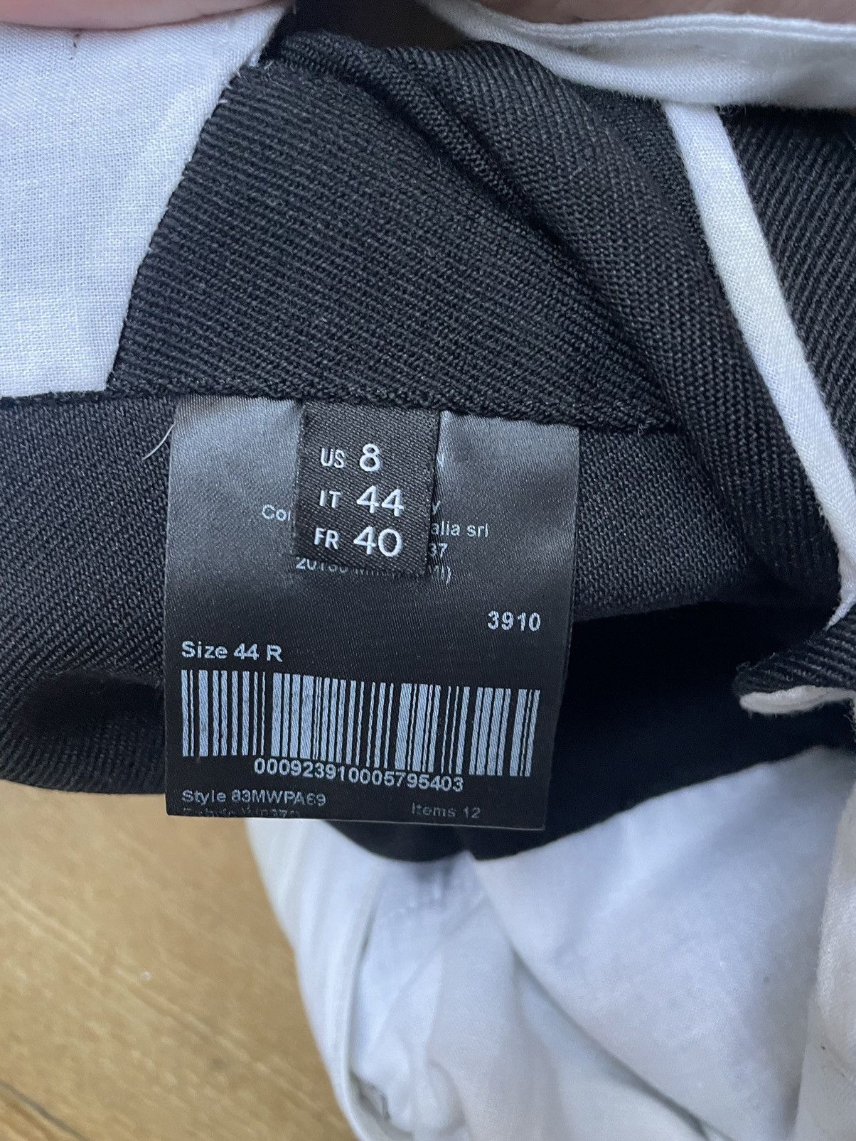Calvin Klein 205W39NYC × Raf Simons Calvin Klein x Raf Simons Black Side Snaps Wool Trousers Size US 28 / EU 44 - 7 Thumbnail