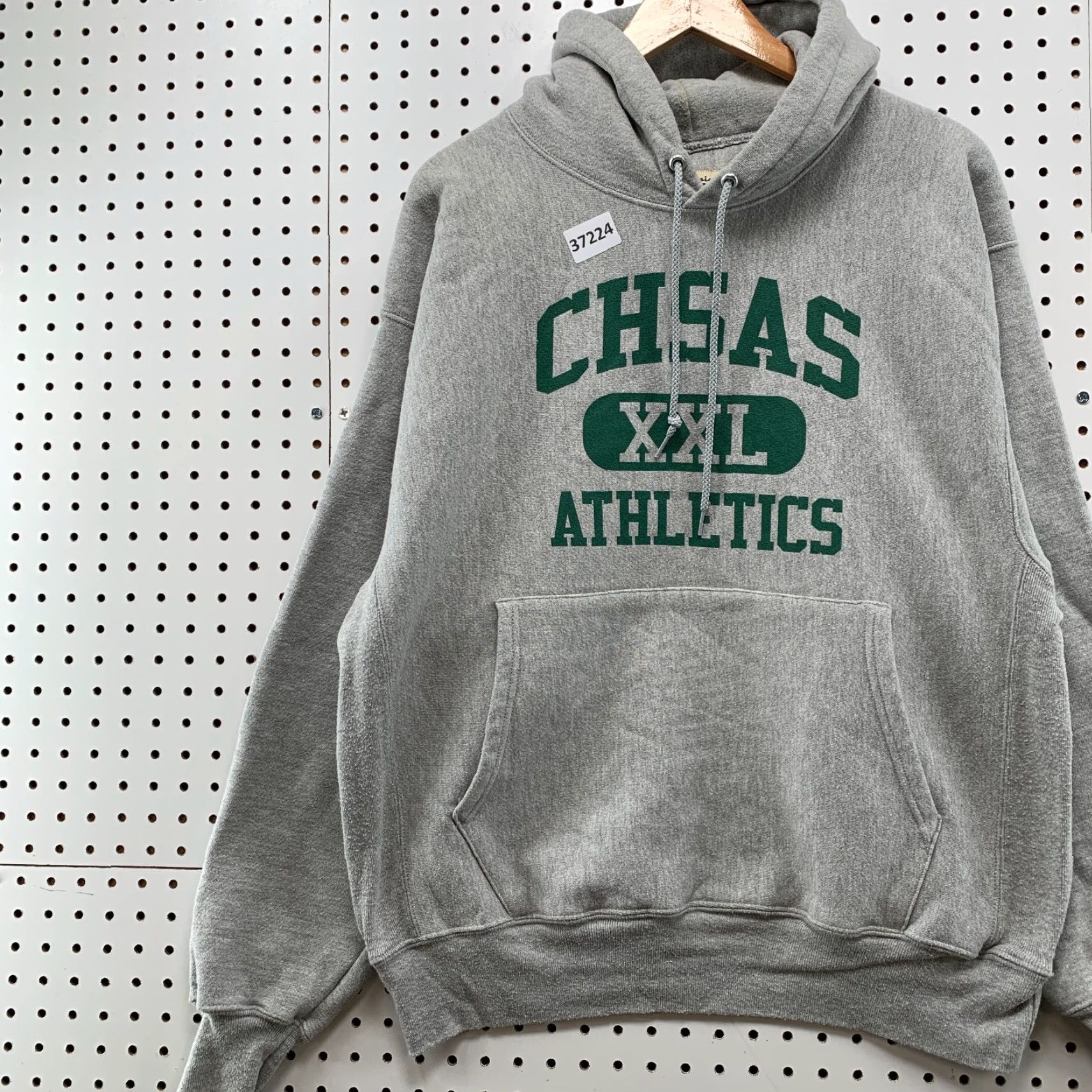 Champion VINTAGE CHSAS Hoodie Sweatshirt Men Large Reverse Weave Agriculture School Logo CHSAS Reverse Weave Champion 24x26 Gray Mens Size US L / EU 52-54 / 3 - 3 Thumbnail