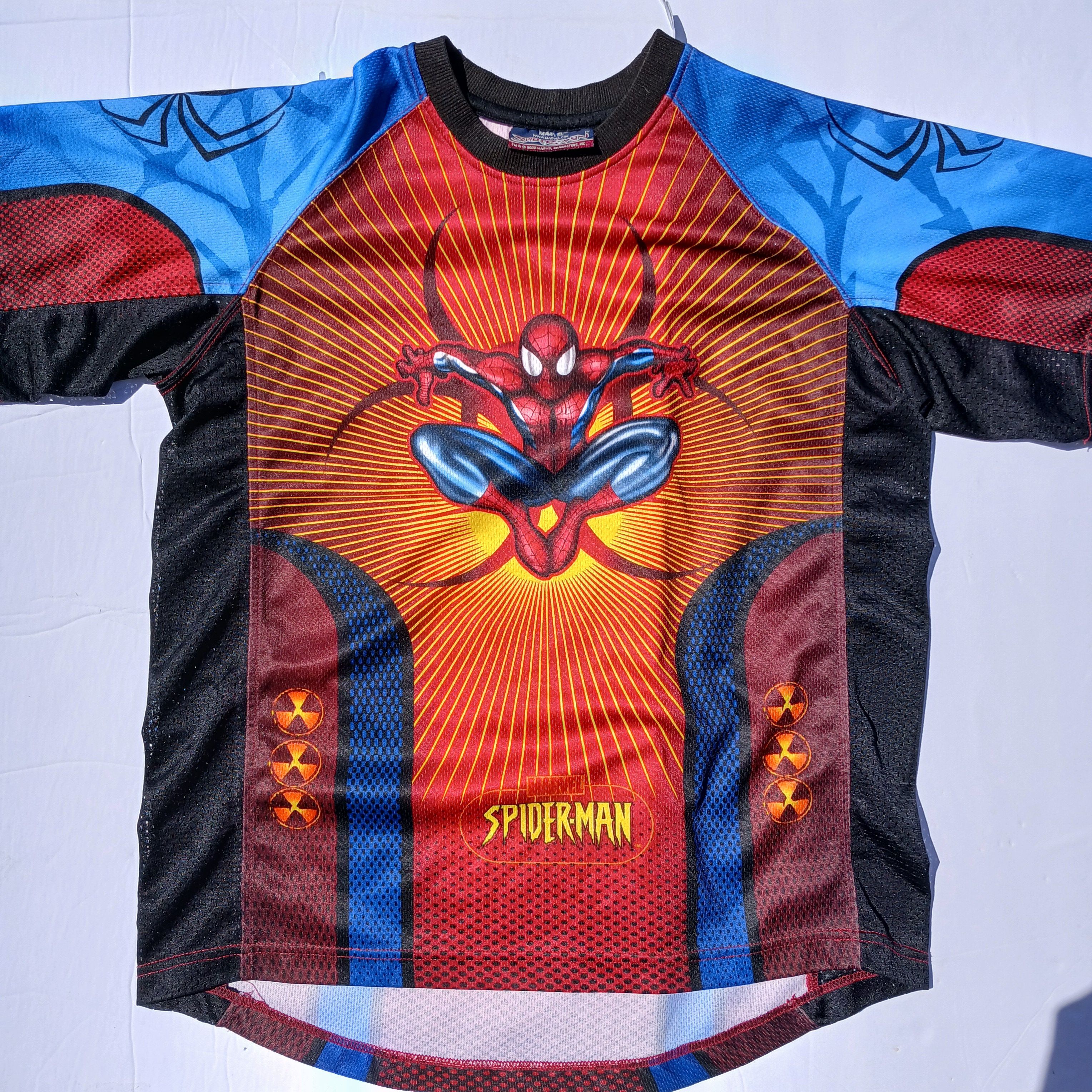 Marvel Comics Spider-Man Graphic Jersey Vintage 2002 Size US S / EU 44-46 / 1 - 5 Thumbnail