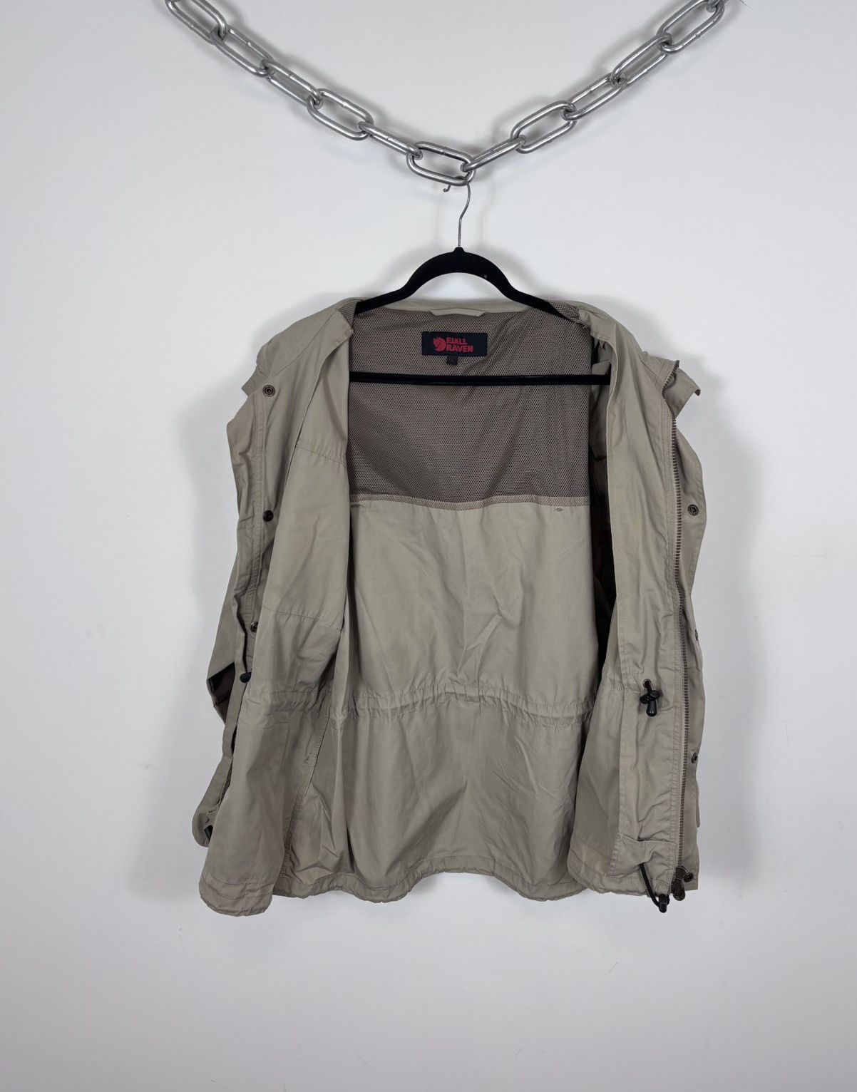 Fjallraven Fjallraven G-1000 Vintage Men’s Beige/Brown Hooded Jacket Size US M / EU 48-50 / 2 - 3 Thumbnail