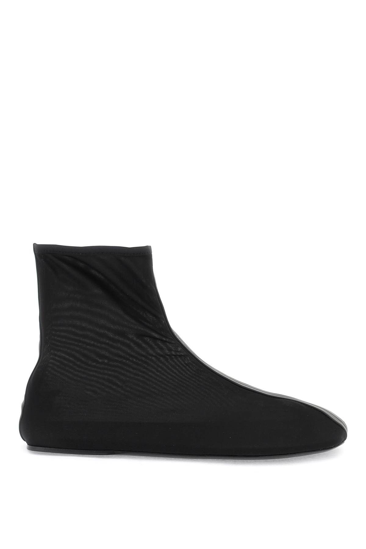 image of Christopher Esber Benson Technical Jersey Ankle Boots in Black, Women's (Size 10)
