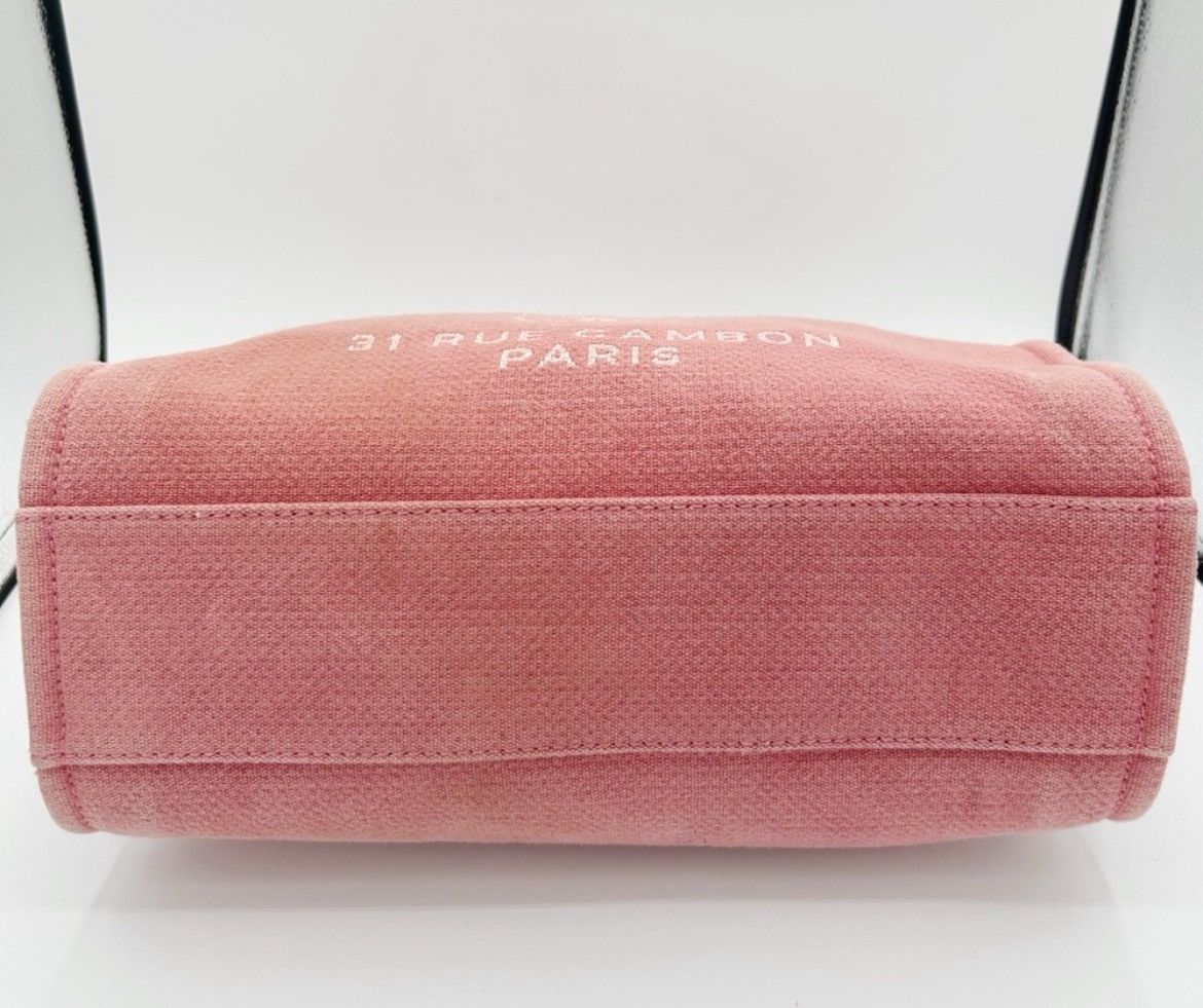 Chanel Chanel Deauville Canvas Tote Medium Size ONE SIZE - 6 Thumbnail