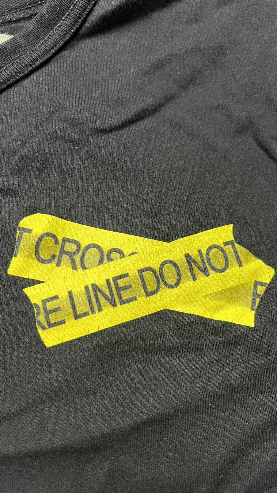 Off-White Off white temperature caution tape dont cross line t shirt Size US M / EU 48-50 / 2 - 5 Thumbnail