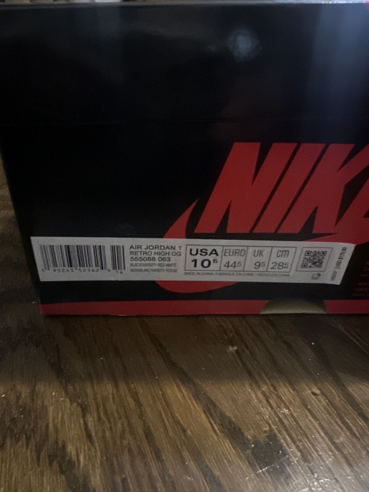 Jordan Brand Air Jordan 1 High OG “Patient Bred” Size US 10.5 / EU 43-44 - 13 Thumbnail
