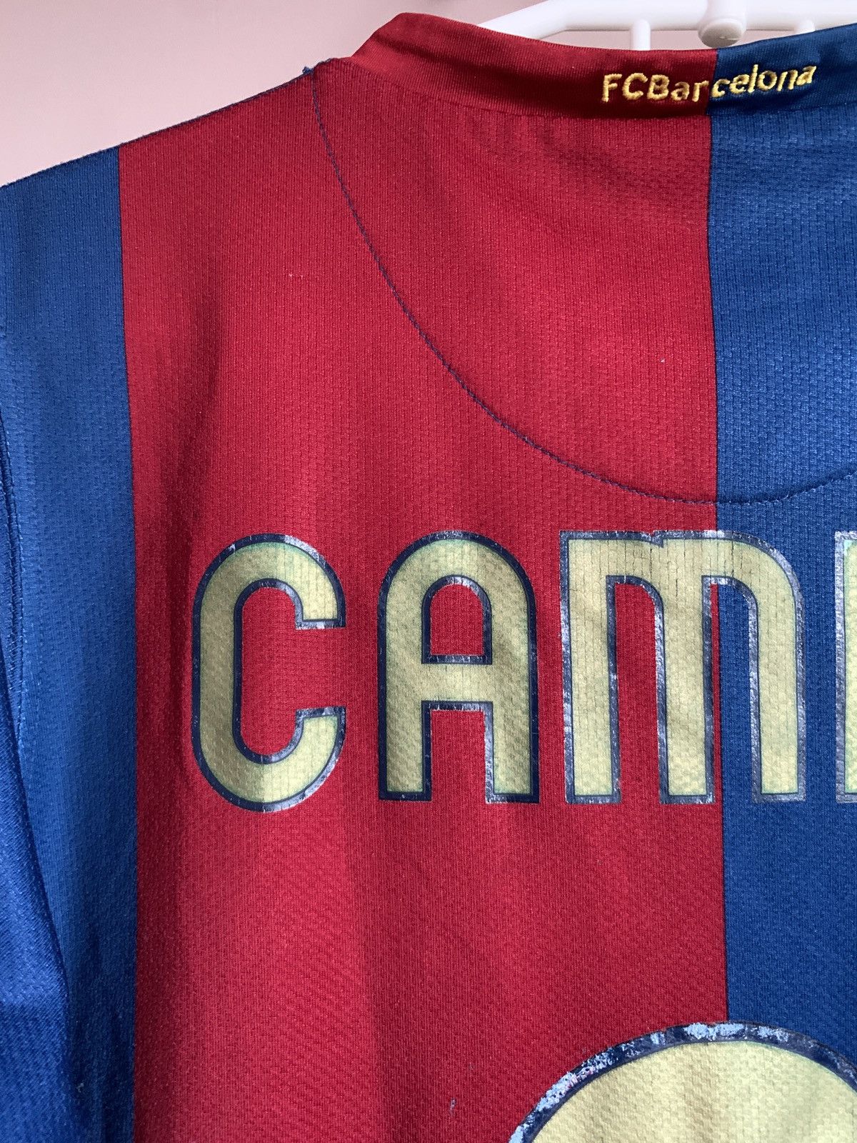 Nike Barcelona 2008 Home Football Shirt Vintage Nike Soccer Sz S Size US S / EU 44-46 / 1 - 11 Thumbnail