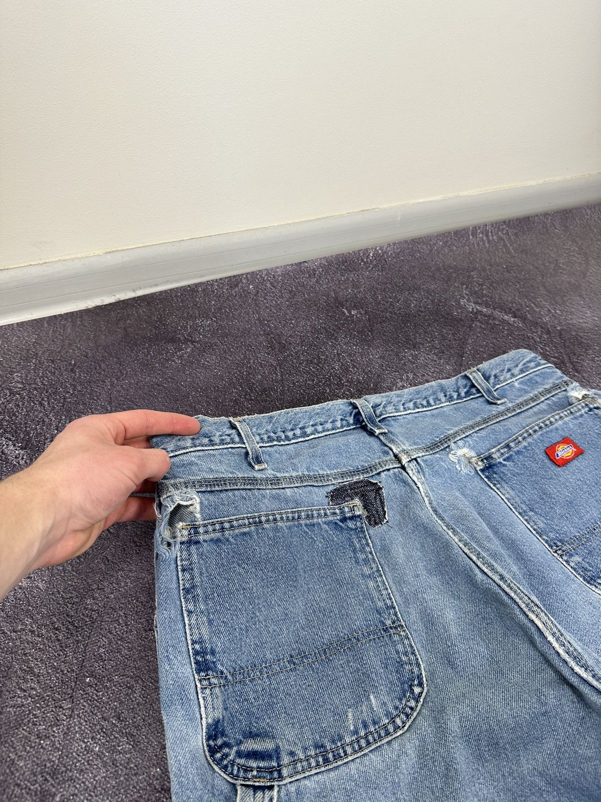 Dickies Vintage Dickies Light Blue Carpenter USA Opium Work Pants Size US 38 / EU 54 - 7 Thumbnail