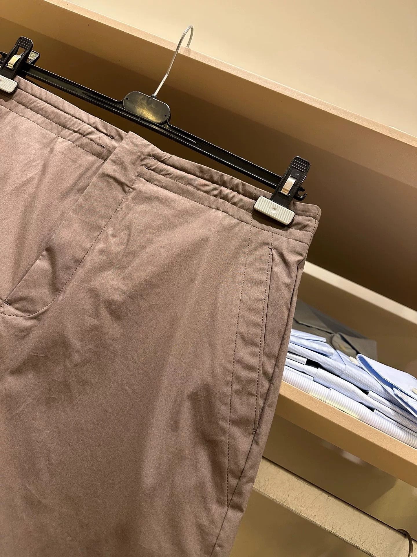 Ermenegildo Zegna Zegna Brown Men's Discount Shorts Size US 32 / EU 48 - 3 Thumbnail