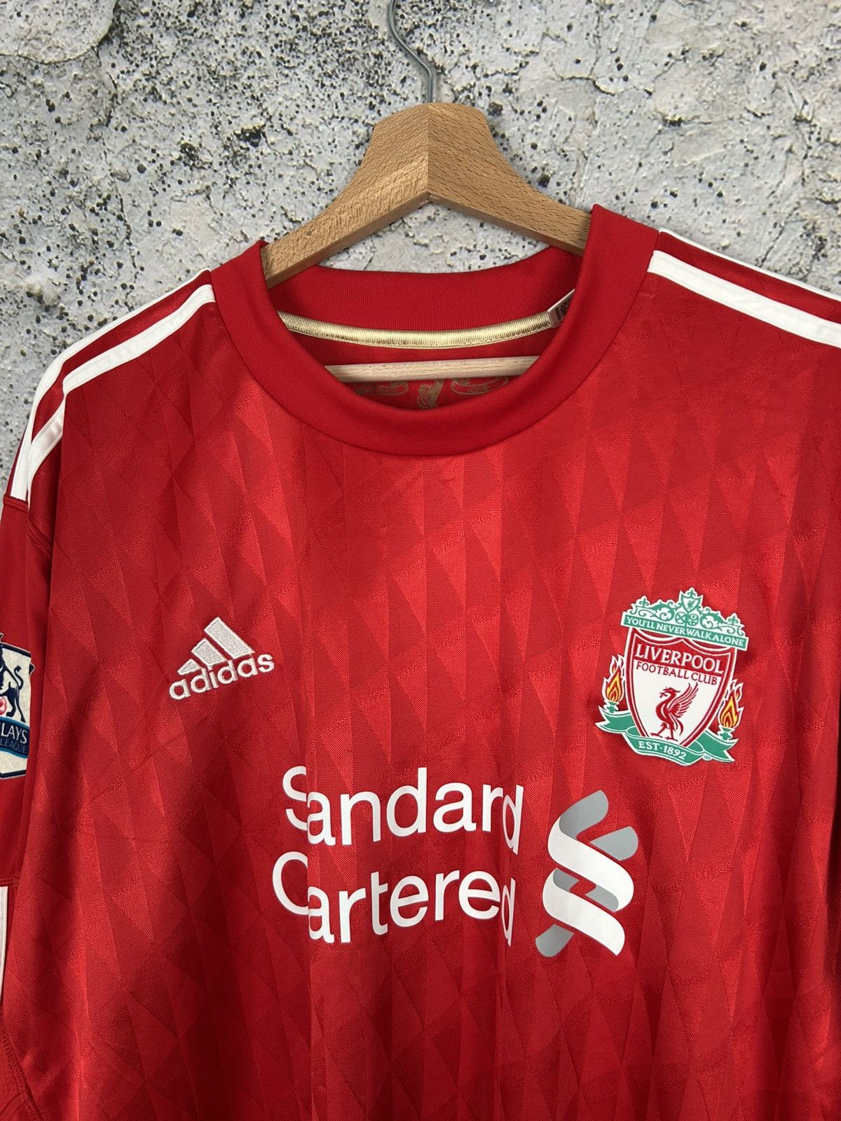 Adidas Luis Suarez Liverpool FC 2010 Soccer Jersey Adidas Football Size US XXL / EU 58 / 5 - 5 Thumbnail