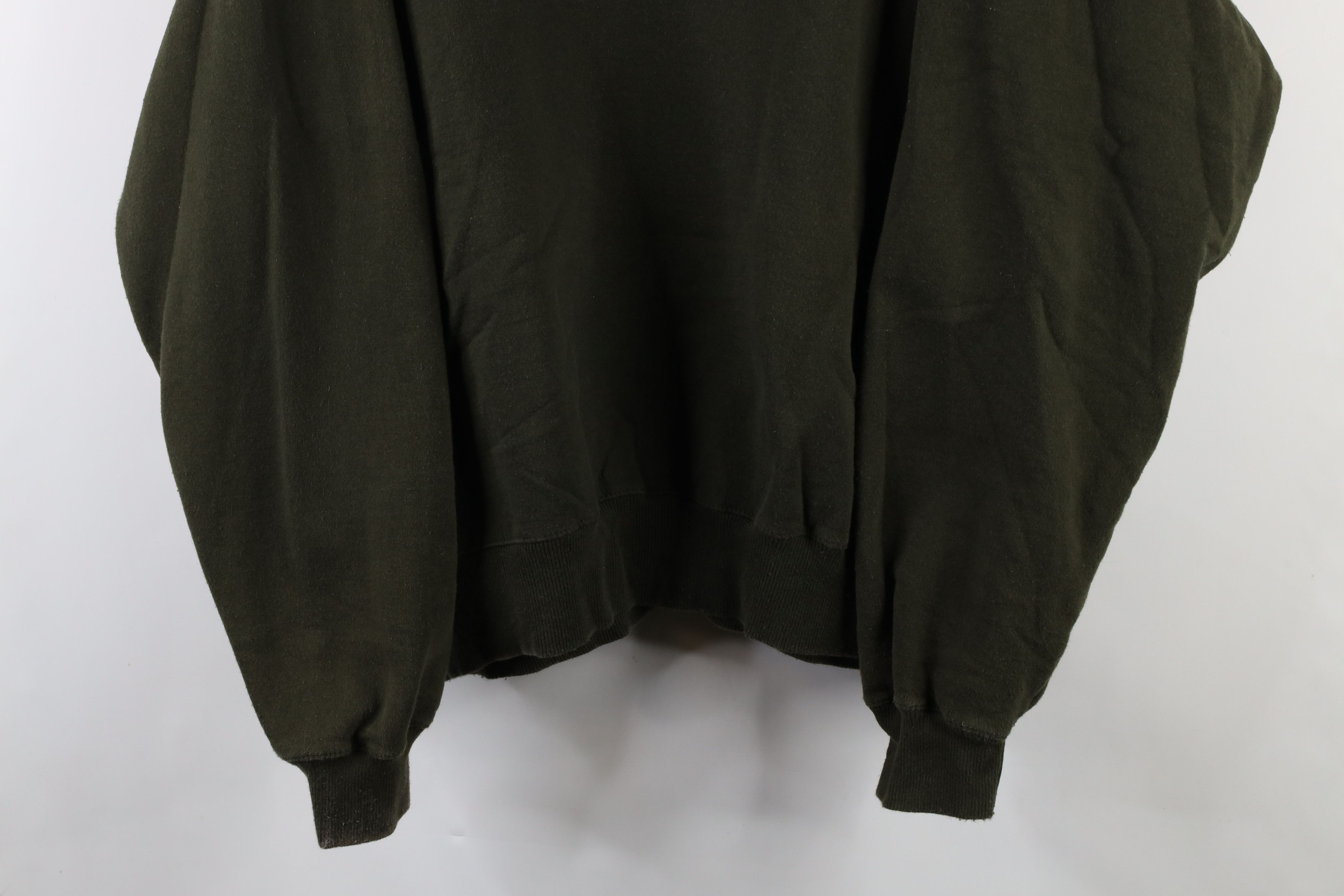Champion × Vintage Vintage Champion Logo Crewneck Sweatshirt Hunter Green Size US XL / EU 56 / 4 - 3 Thumbnail