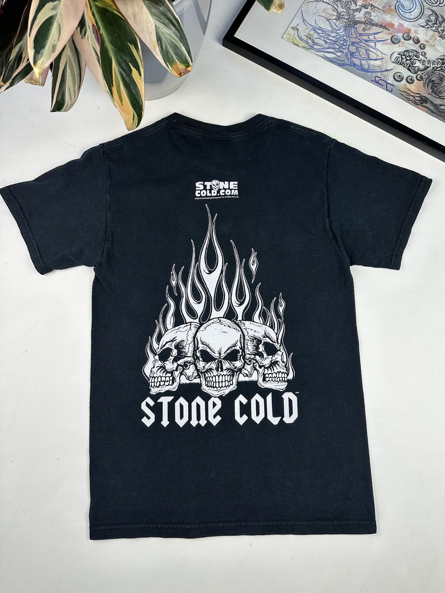 WWE Vintage Stone Cold tee Skull wrestling tShirt Steve Austin Size US S / EU 44-46 / 1 - 1 Thumbnail