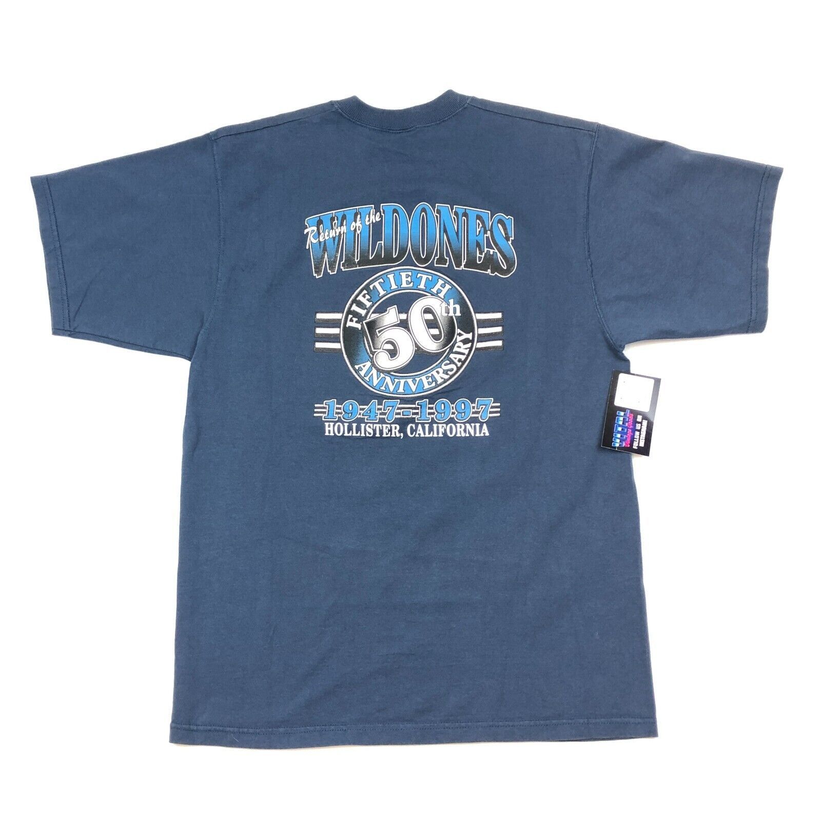 Harley Davidson Vintage 1997 Wild Ones Motorcycle Club Navy Tee Small Harley Size US S / EU 44-46 / 1 - 5 Thumbnail