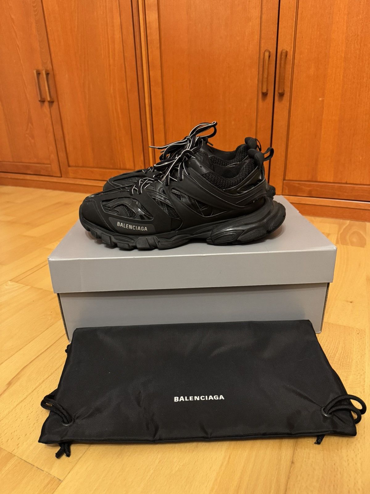 Balenciaga Balenciaga Track Triple Black Size US 10 / EU 43 - 1 Thumbnail