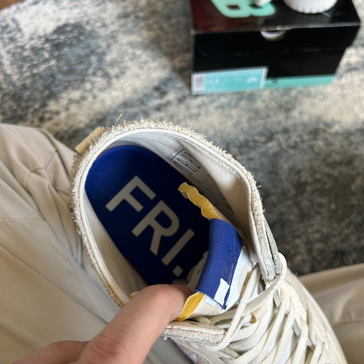 Nike × Soulland NiKE SB ZOOM DUNK HiGH PRO FRi.day Part 02 SAiL GAME ROYAL Size US 11.5 / EU 44-45 - 12 Thumbnail