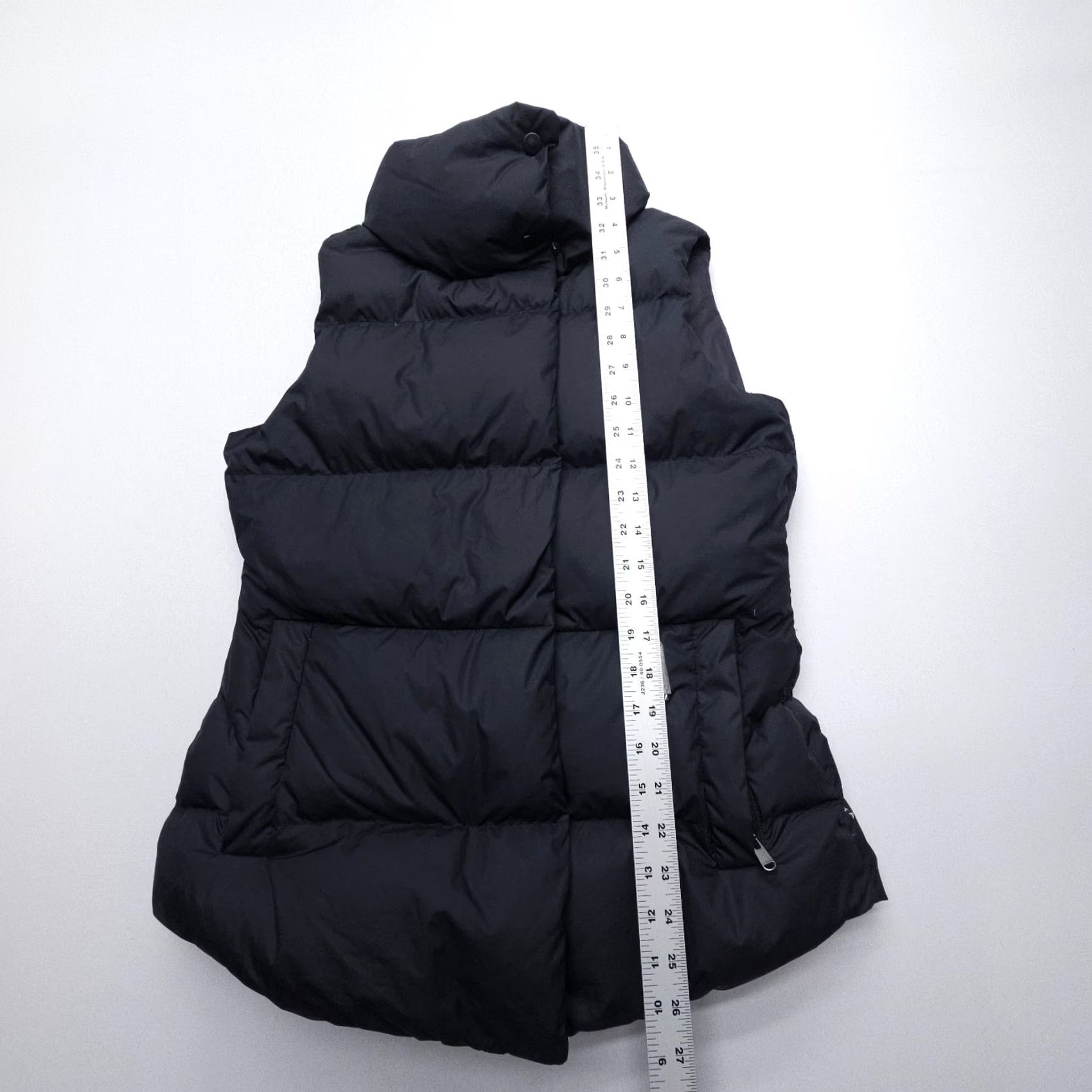 Athleta Athleta Vest Womens Large Black Quilted Down Puffer Mid-Length Jacket/Coat Sleeveless Insulated Regular Fit Casual Size L / US 10 / IT 46 - 6 Thumbnail