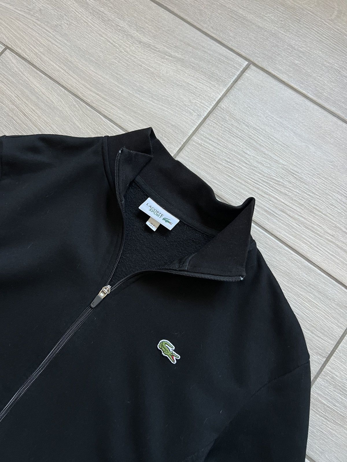 Lacoste Vintage Lacoste Zip Hoodie Mini Logo Old Money Size US L / EU 52-54 / 3 - 5 Thumbnail