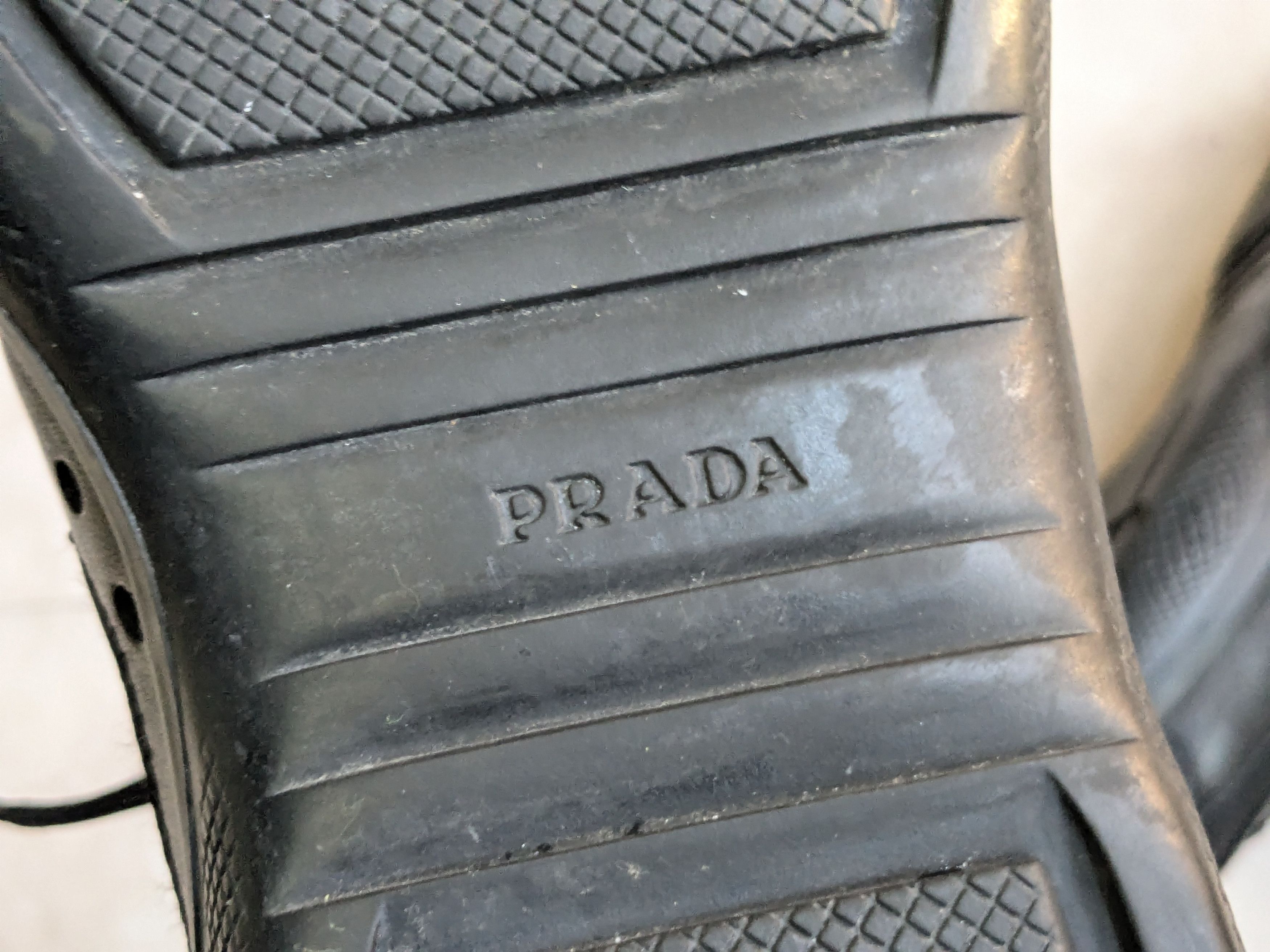 Prada Prada America's Cup Black Red 9 Leather Low Tops Size US 9 / EU 42 - 17 Thumbnail