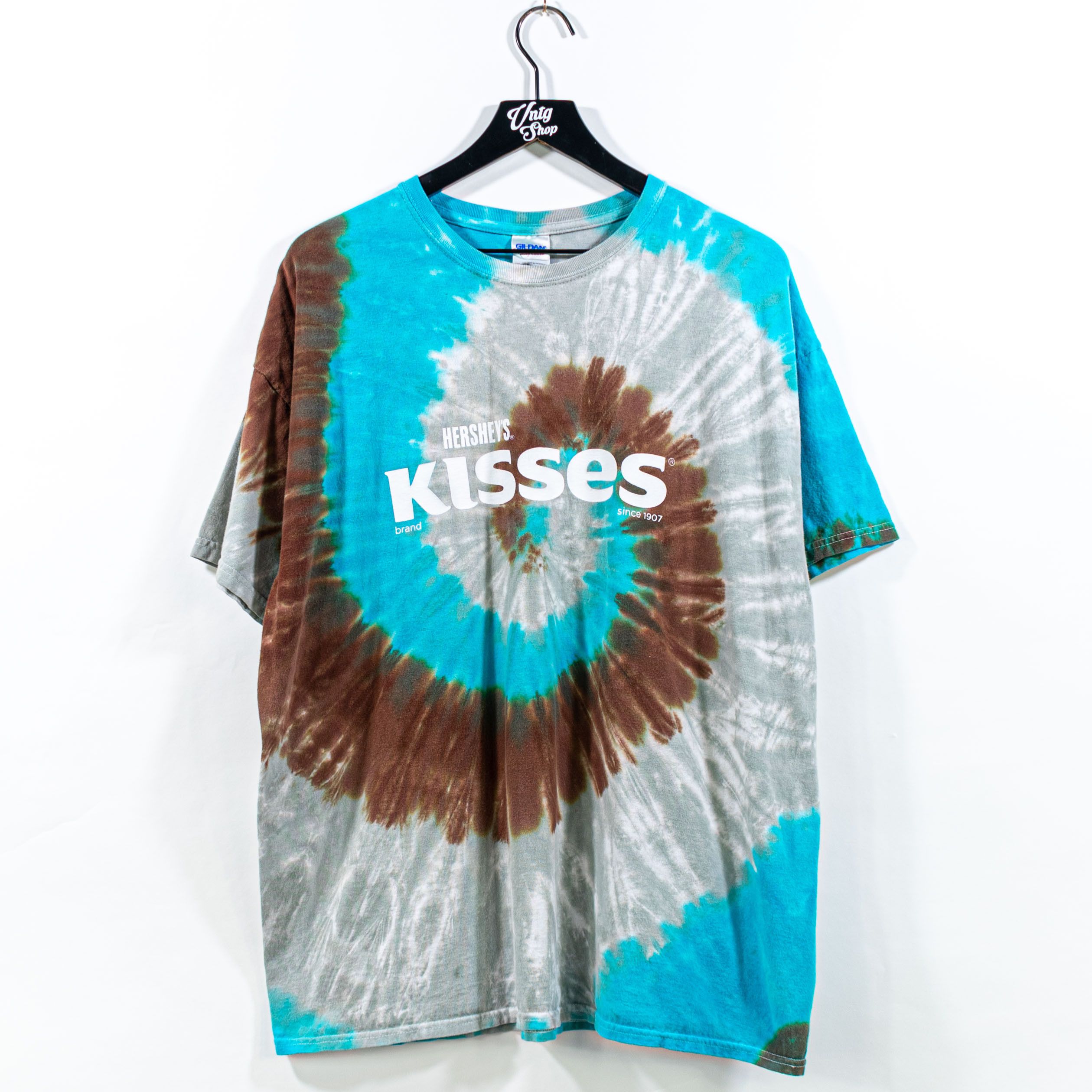 Vintage Hershey's Kisses Tie Dye T-Shirt Y2K Art Candy Vacation | Grailed