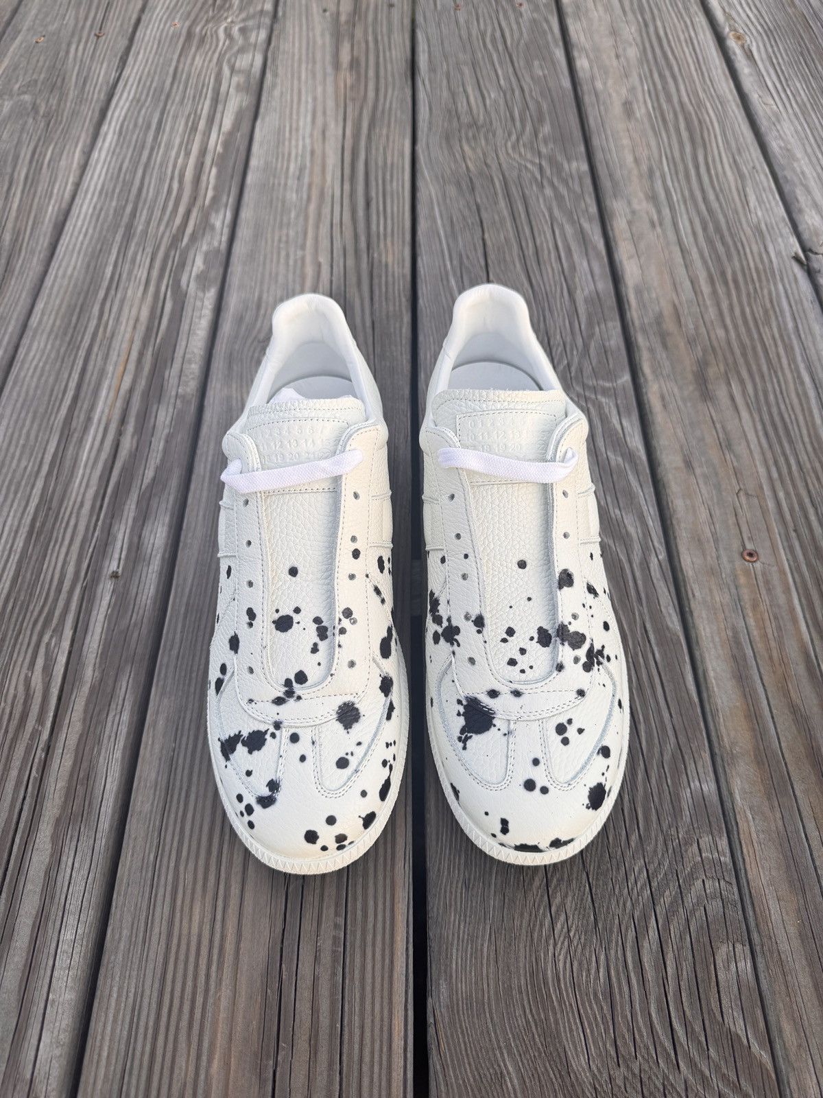 Maison Margiela Maison Margiela Paint Dotted Gats Size US 9.5 / EU 42-43 - 3 Thumbnail