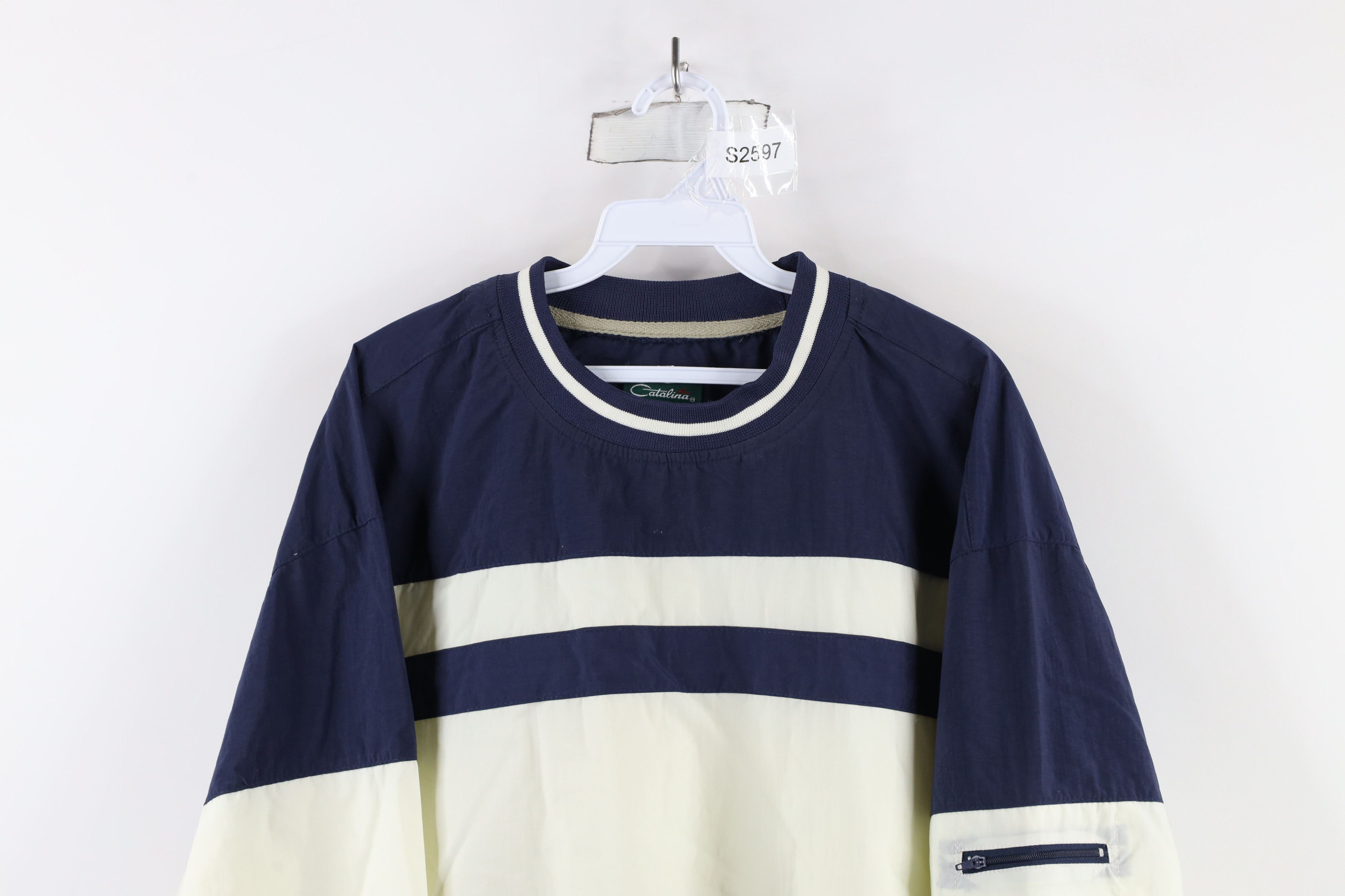 Vintage Vintage 90s Streetwear Pullover Windbreaker Jacket Blue Size US L / EU 52-54 / 3 - 2 Thumbnail