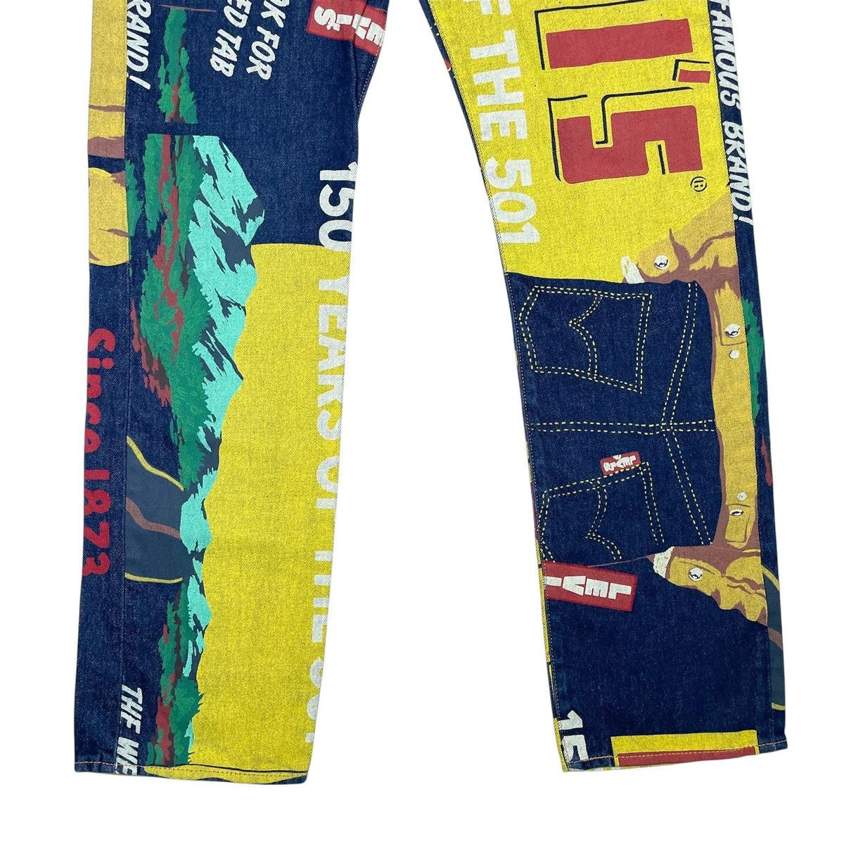 Levi's Vintage Clothing 2020s Levi's 150th Anniversary 501 Banner Denim - 34x34 Size US 34 / EU 50 - 5 Thumbnail