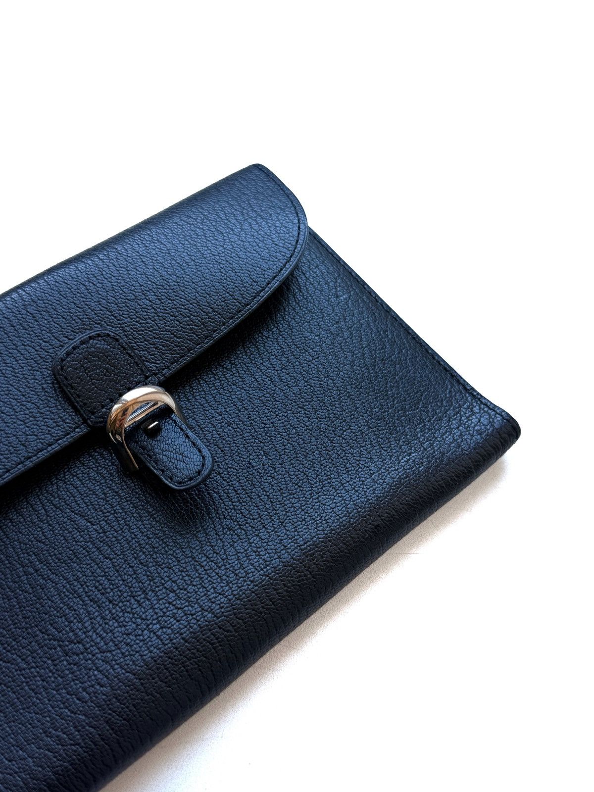Delvaux Delvaux Blue Leather Wallet/ Organizer Luxury Style Size S Size ONE SIZE - 3 Thumbnail