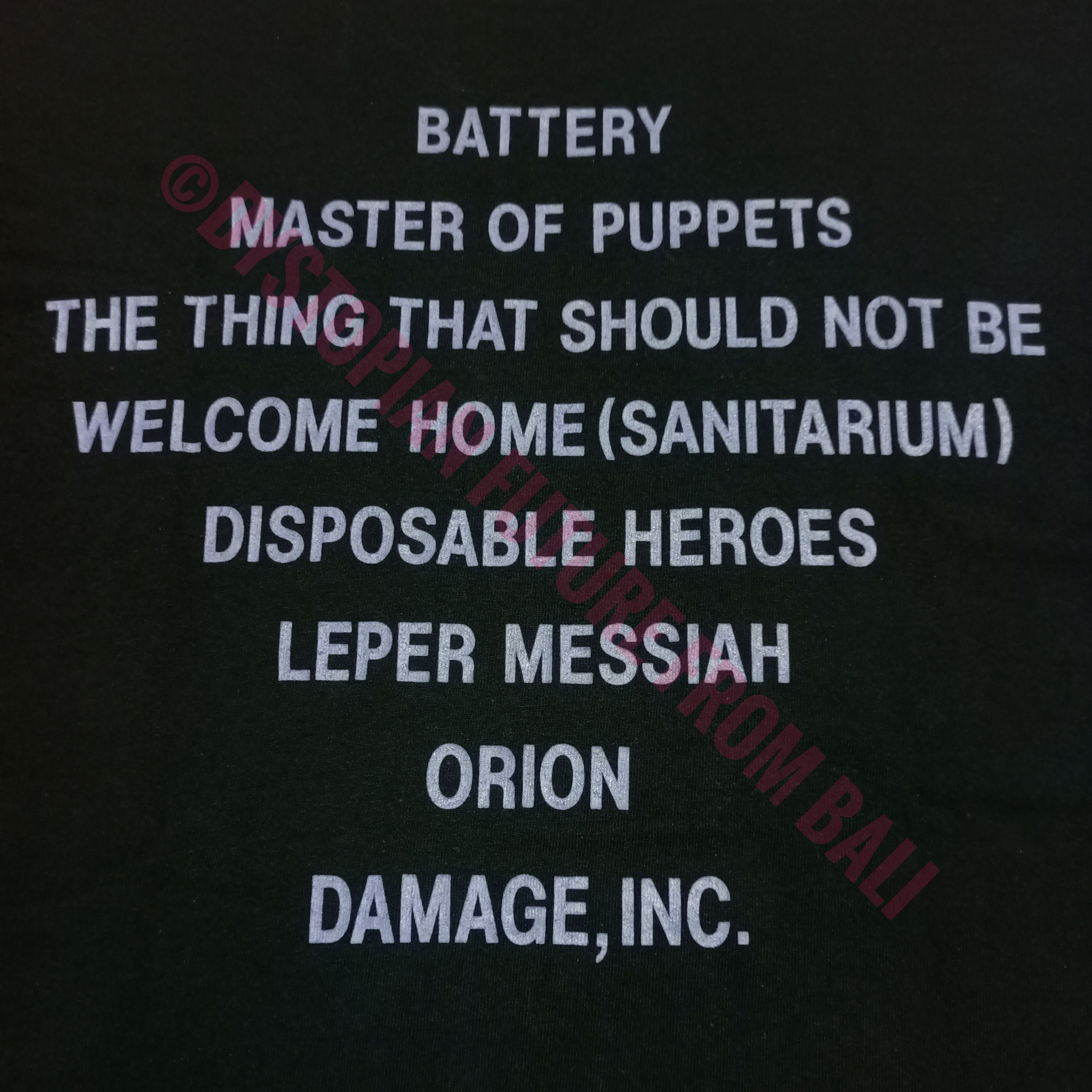 Band Tees × Metallica × Vintage Vintage 1994 Metallica - Master Of Puppets Band T-shirt Size US M / EU 48-50 / 2 - 5 Thumbnail