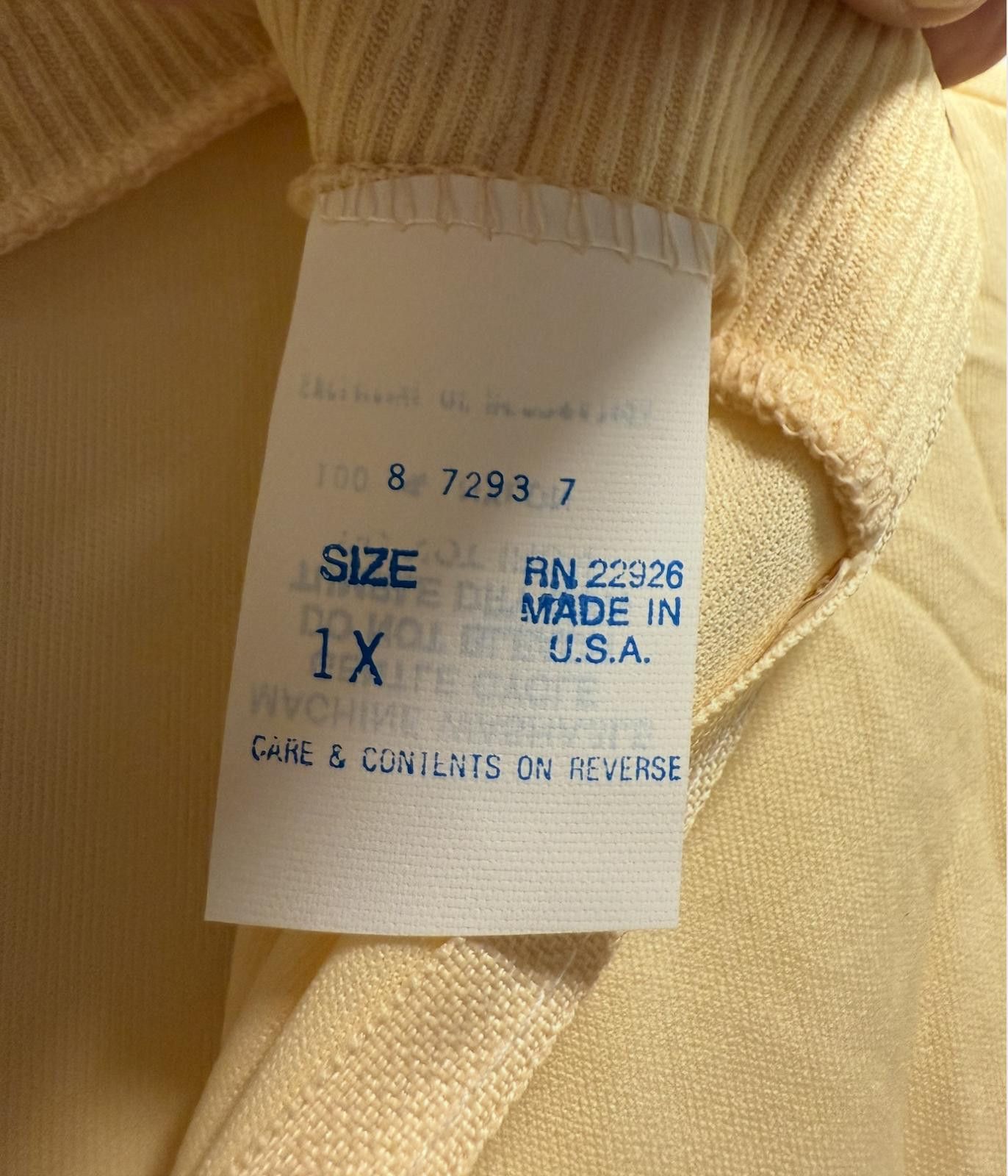 Designer Vintage 1X Nylon Mock Neck Zip Top USA Size M / US 6-8 / IT 42-44 - 3 Thumbnail