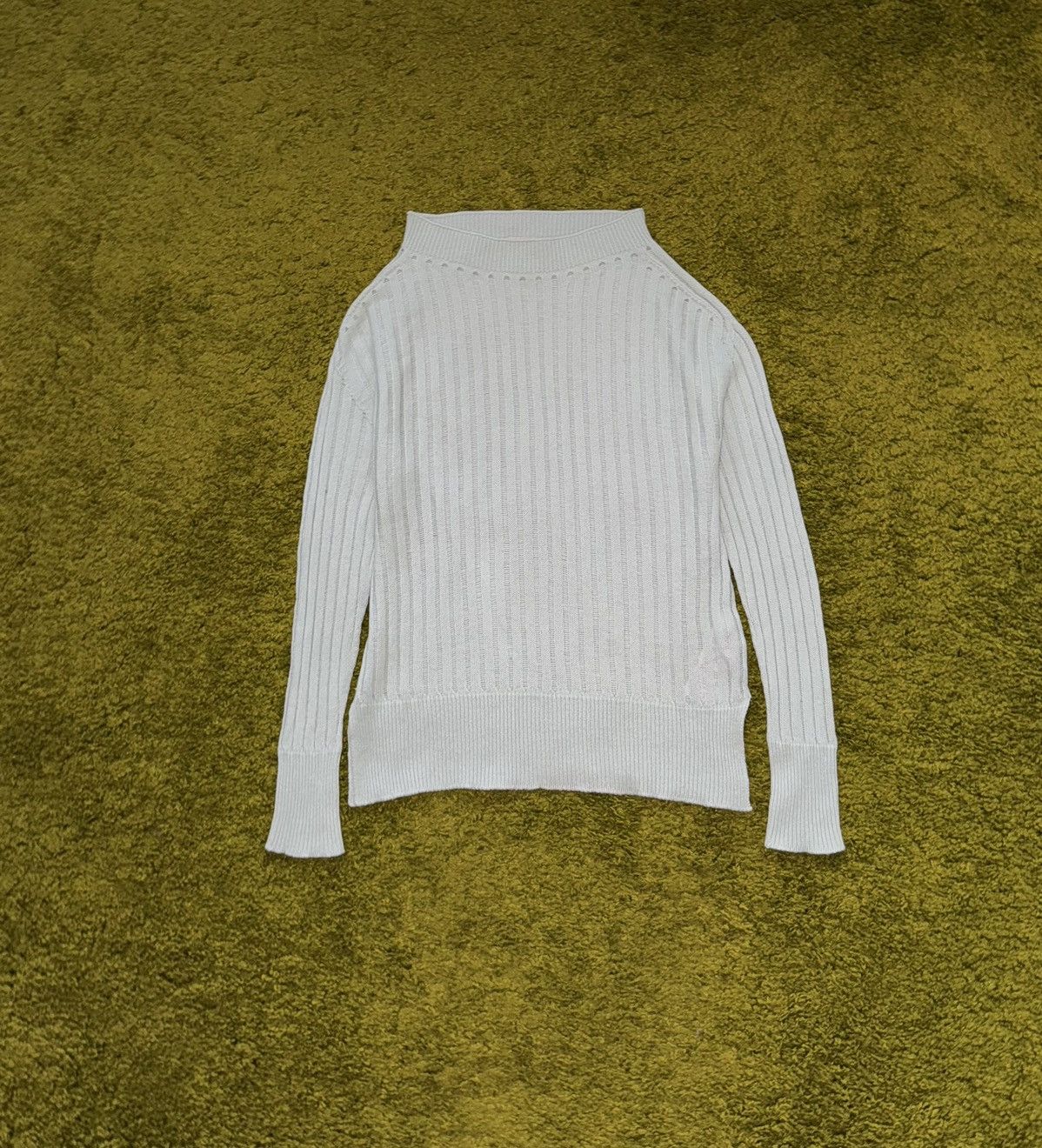 Loro Piana Loro Piana x Tabaroni 100% cashmere mesh knit sweater Size S / US 4 / IT 40 - 1 Thumbnail