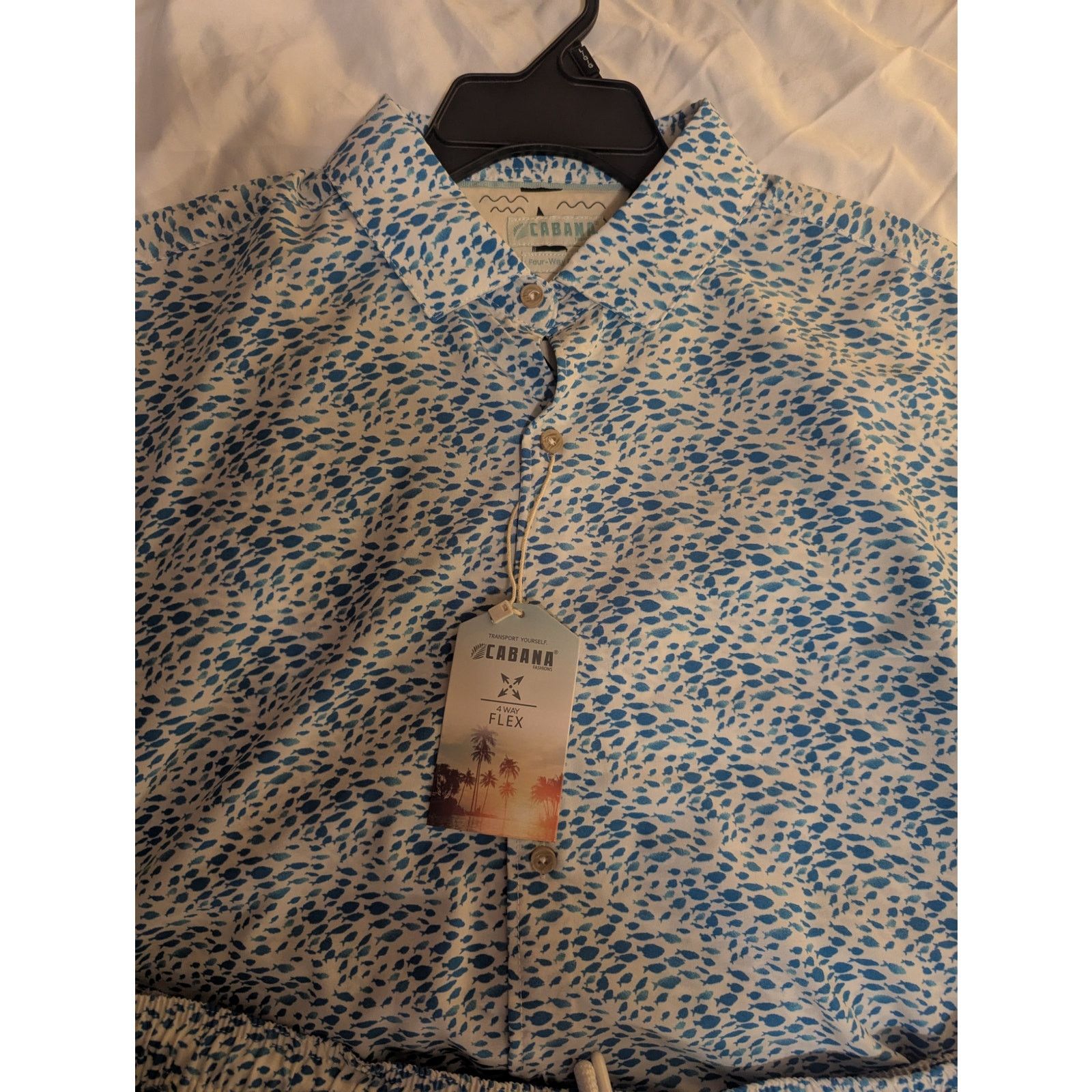 Tommy Bahama NWT Cabana Fashions 2 piece Matching Set Large Stretch Men's Size US L / EU 52-54 / 3 - 2 Thumbnail