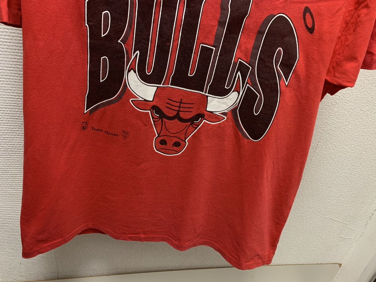 NBA Chicago bulls vintage red t-shirt single made in Usa Xl Size US XL / EU 56 / 4 - 3 Thumbnail