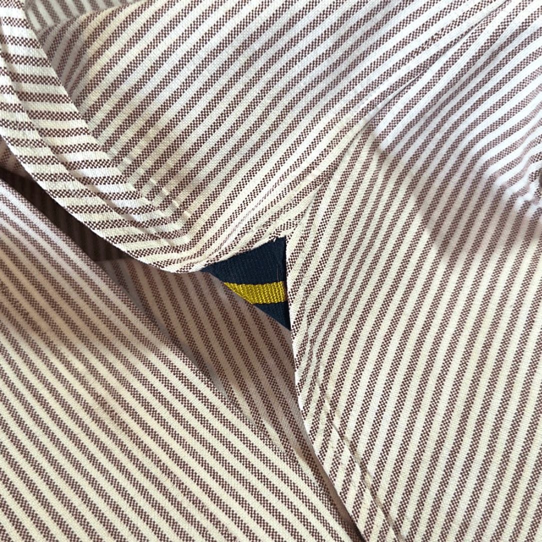 Ralph Lauren Ralph Lauren Shirt XL Red Striped Cotton Long Sleeve Custom Fit Color Pony Button-Up Mens Size US XL / EU 56 / 4 - 7 Thumbnail
